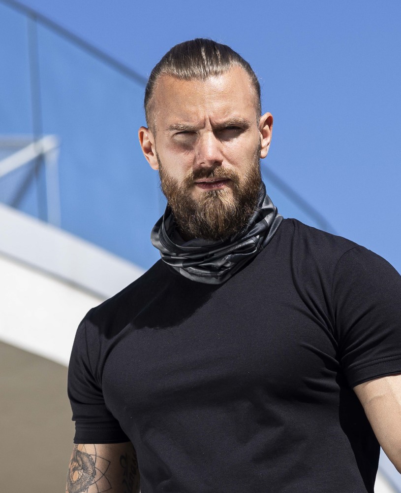 Multifunkční šátek ARDON® CAMO - černá, uni