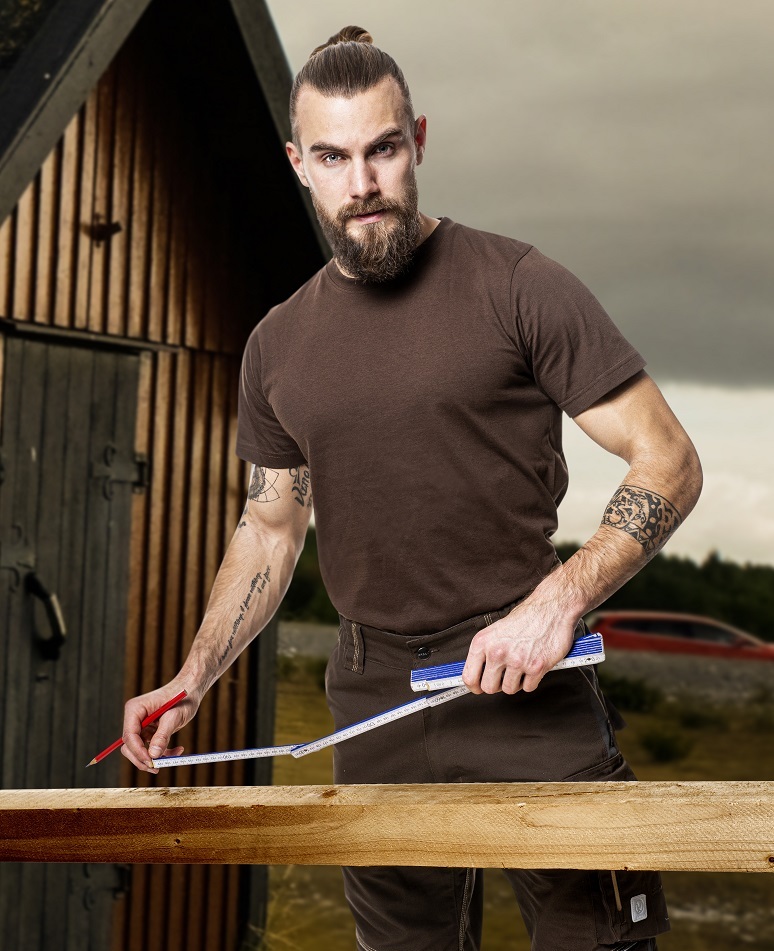 Pánské tričko ARDON® LIMA - hnědá