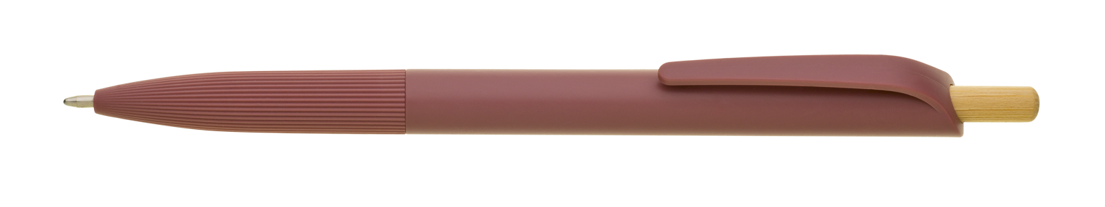 Plastové kuličkové pero VERDANA RABS z recyklovaného materiálu - růžová