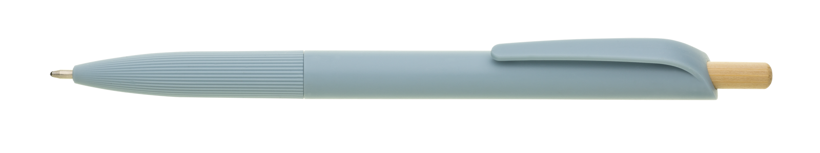 Plastové kuličkové pero VERDANA RABS z recyklovaného materiálu - světle modrá