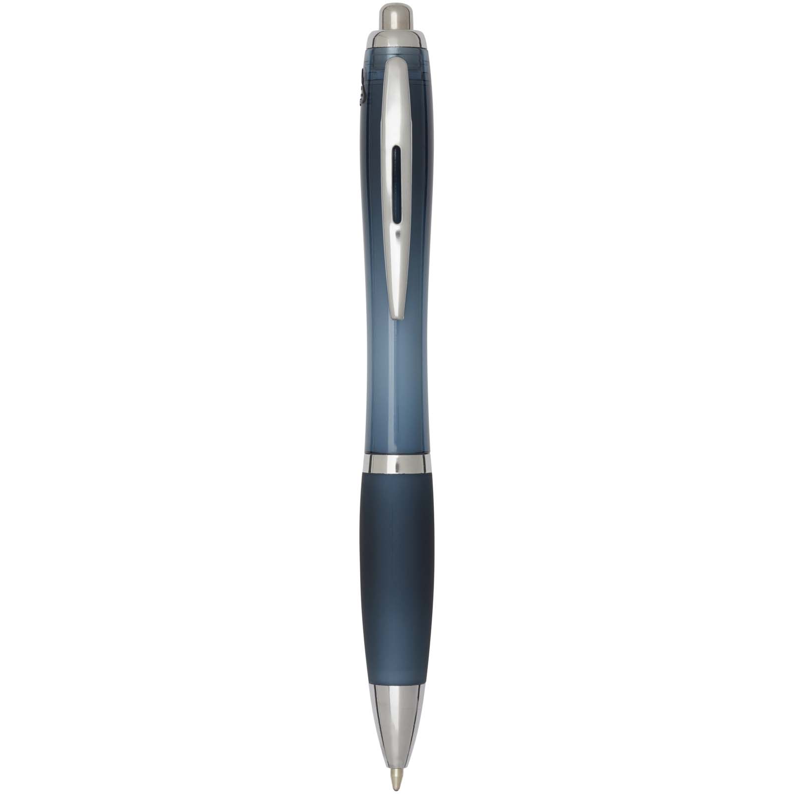 Propiska Unbranded Nash kuličkové pero z recyklovaného plastu RCS s barevným tělem i úchopem (černý inkoust) Navy