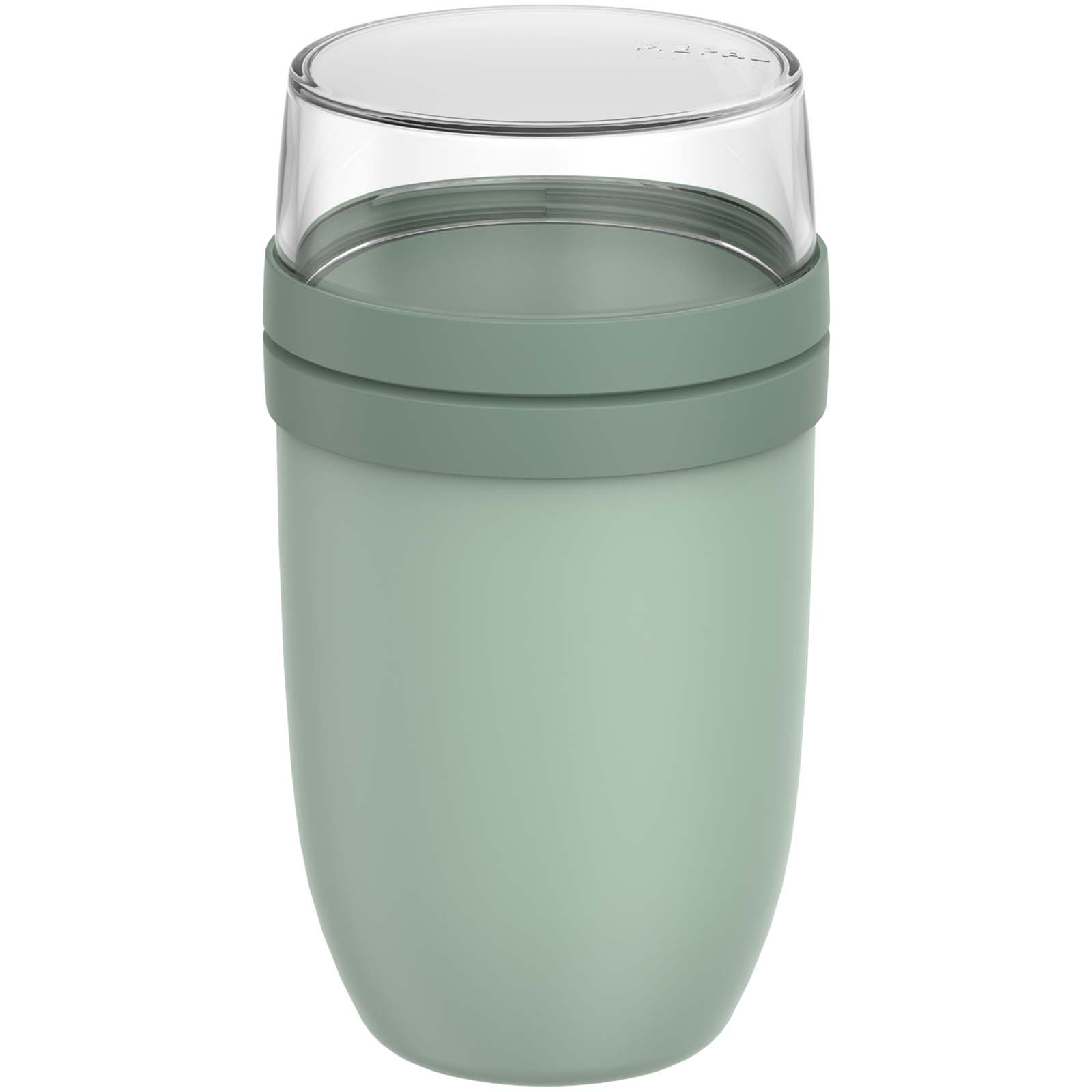 Dóza a lunchbox Mepal Mepal Ellipse termohrnec na jídlo o objemu 750 + 300 ml Sage