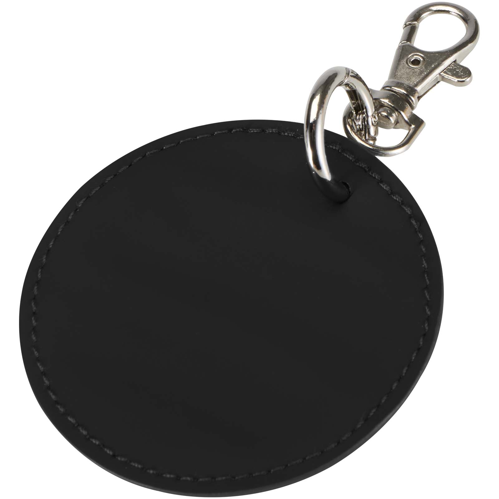 Přívěšek Unbranded Resi Plus klíčenka s kulatým přívěskem z recyklovaného materiálu GRS  Solid black