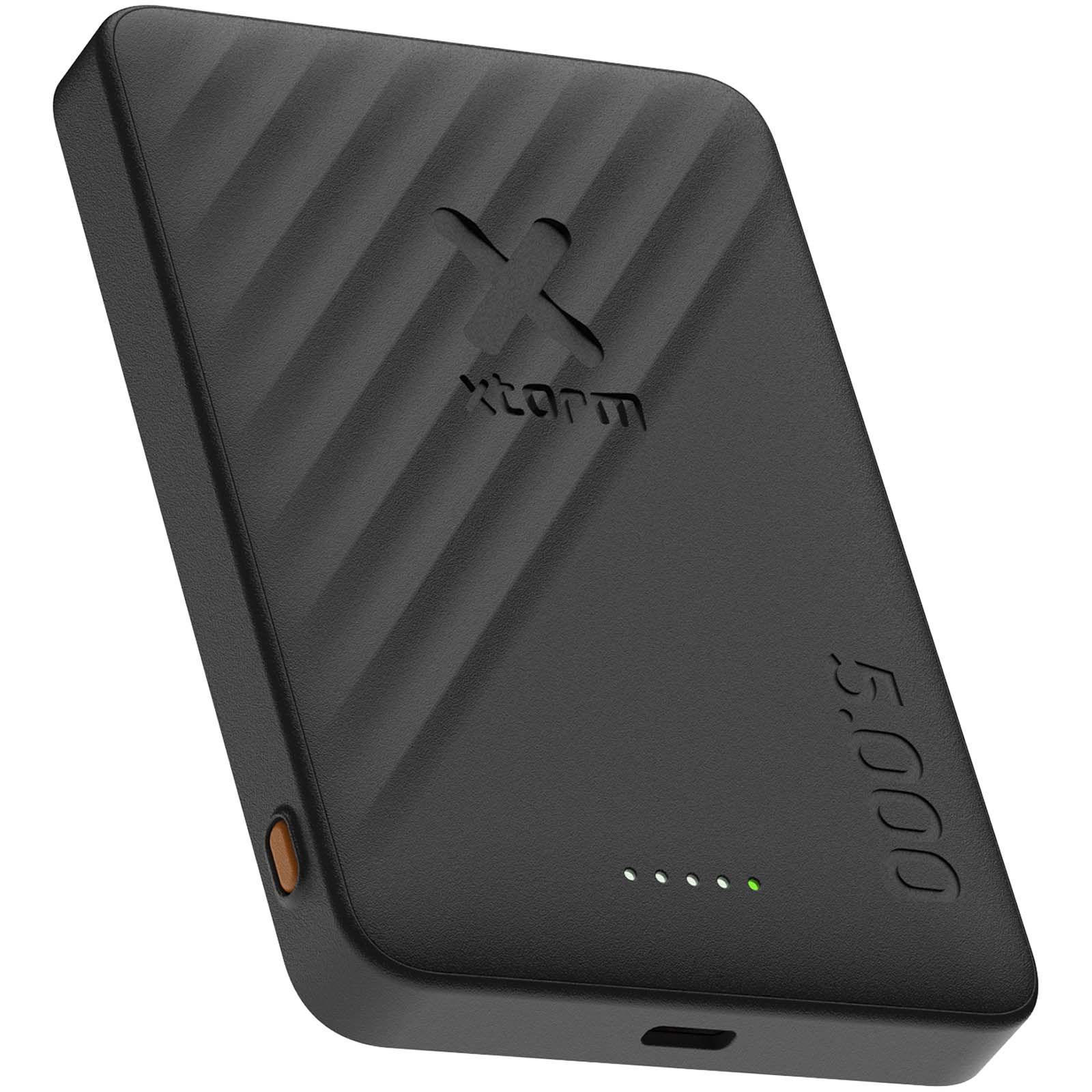 Powerbanka Xtorm Xtorm Go2 15W bezdrátová powerbanka s kapacitou 5 000 mAh Solid black