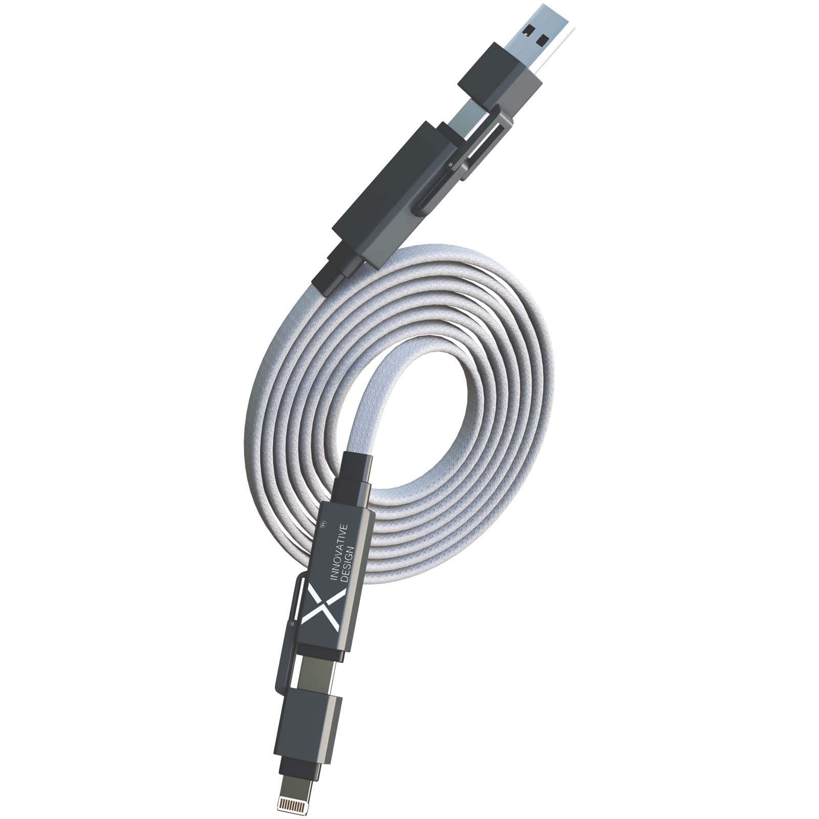 Příslušenství k PC SCX.design SCX.design C58 60W magnetický plochý nabíjecí kabel Grey