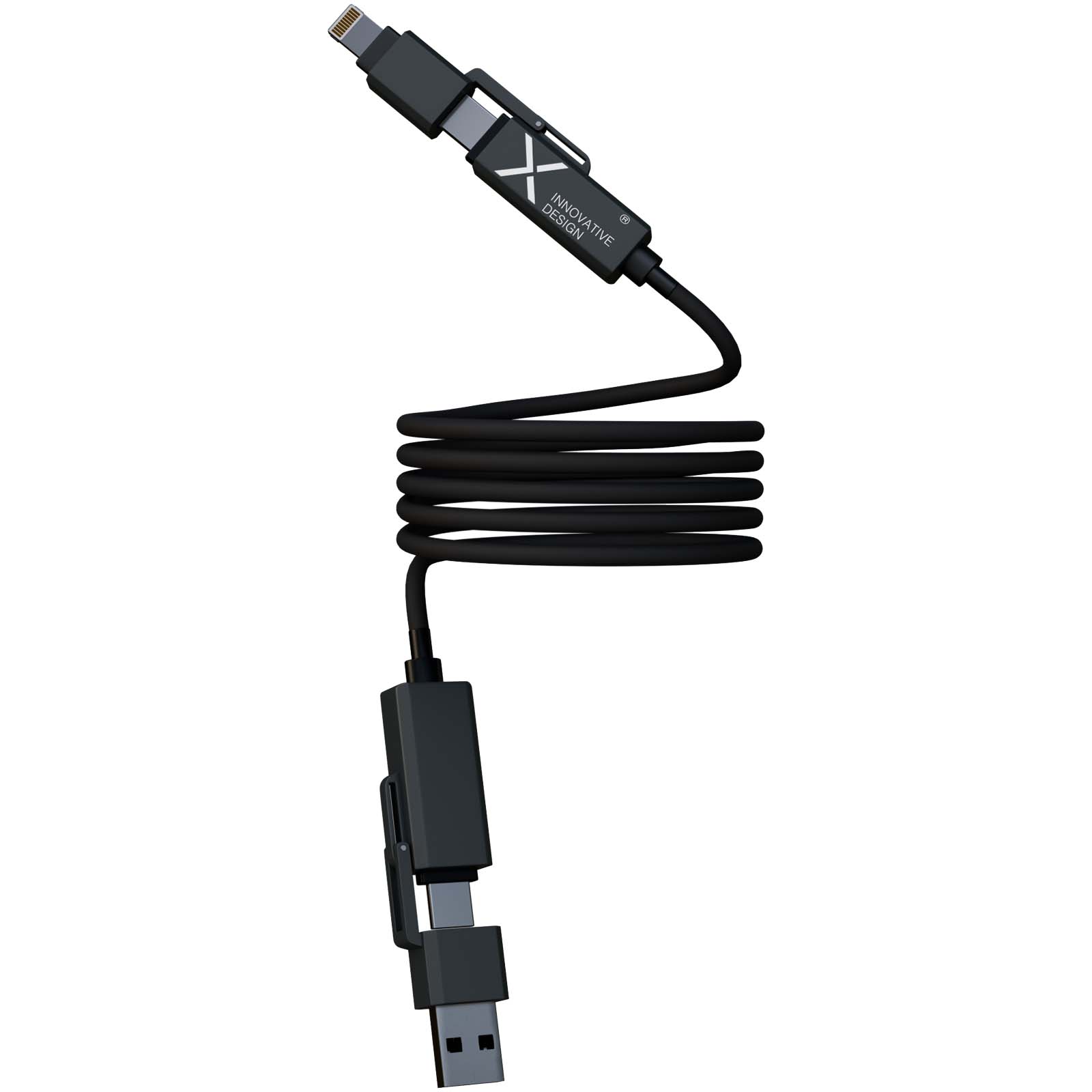 Příslušenství k PC SCX.design SCX.design C59 100 W magnetický silikonový nabíjecí kabel Solid black