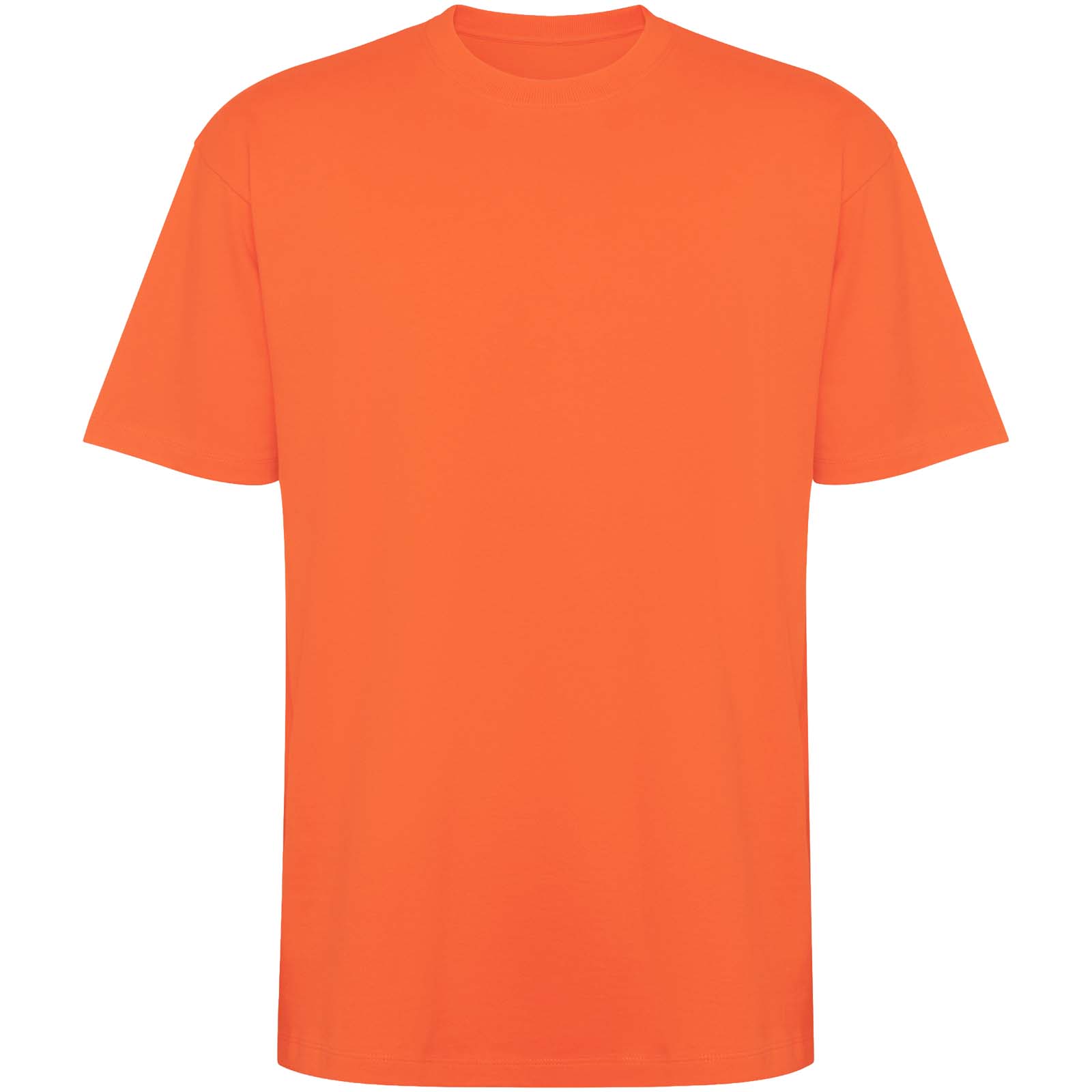 Pánské tričko Roly Unisex tričko Bull s krátkým rukávem, nadměrná velikost 210 g/m² Korálová