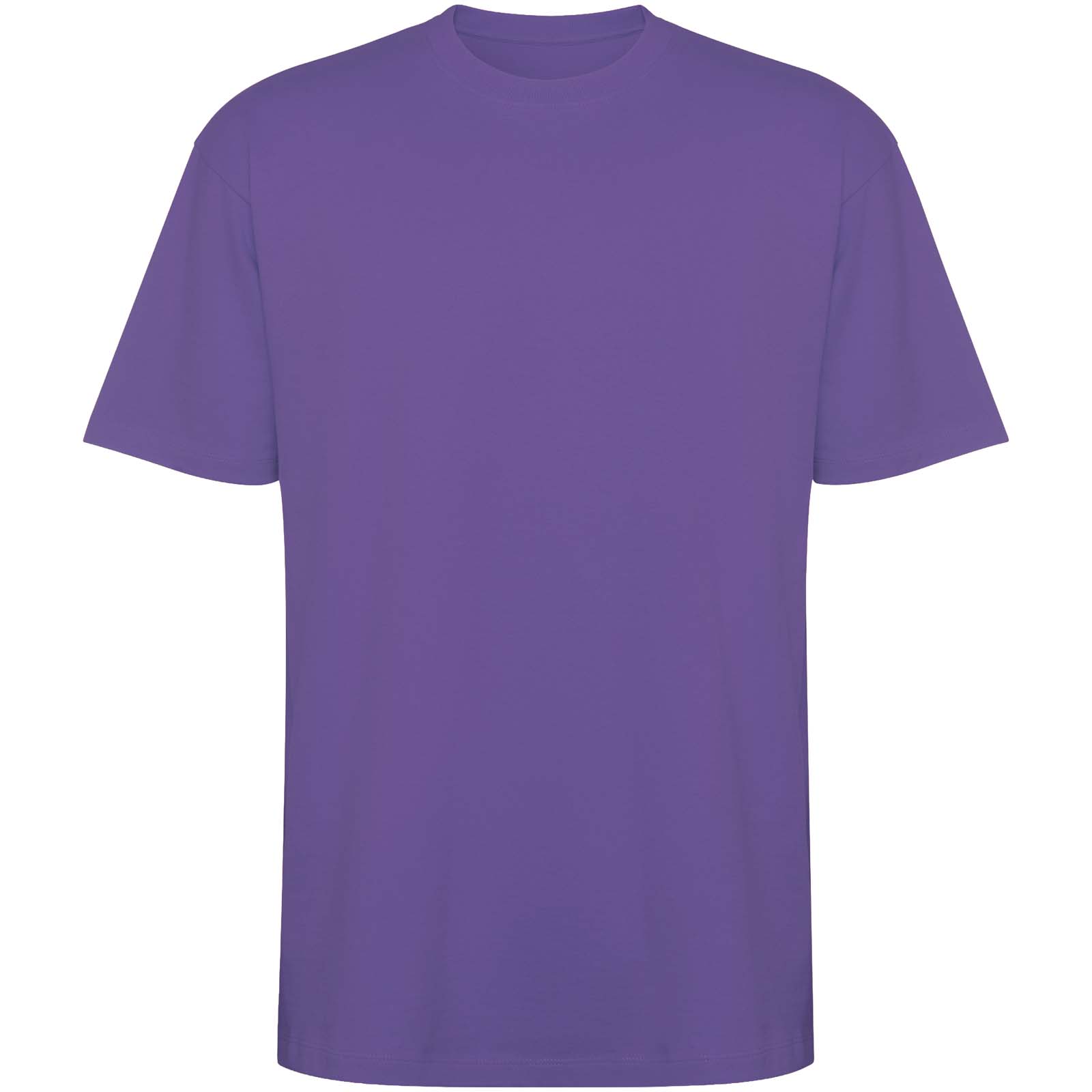 Pánské tričko Roly Unisex tričko Bull s krátkým rukávem, nadměrná velikost 210 g/m² Irská fialová