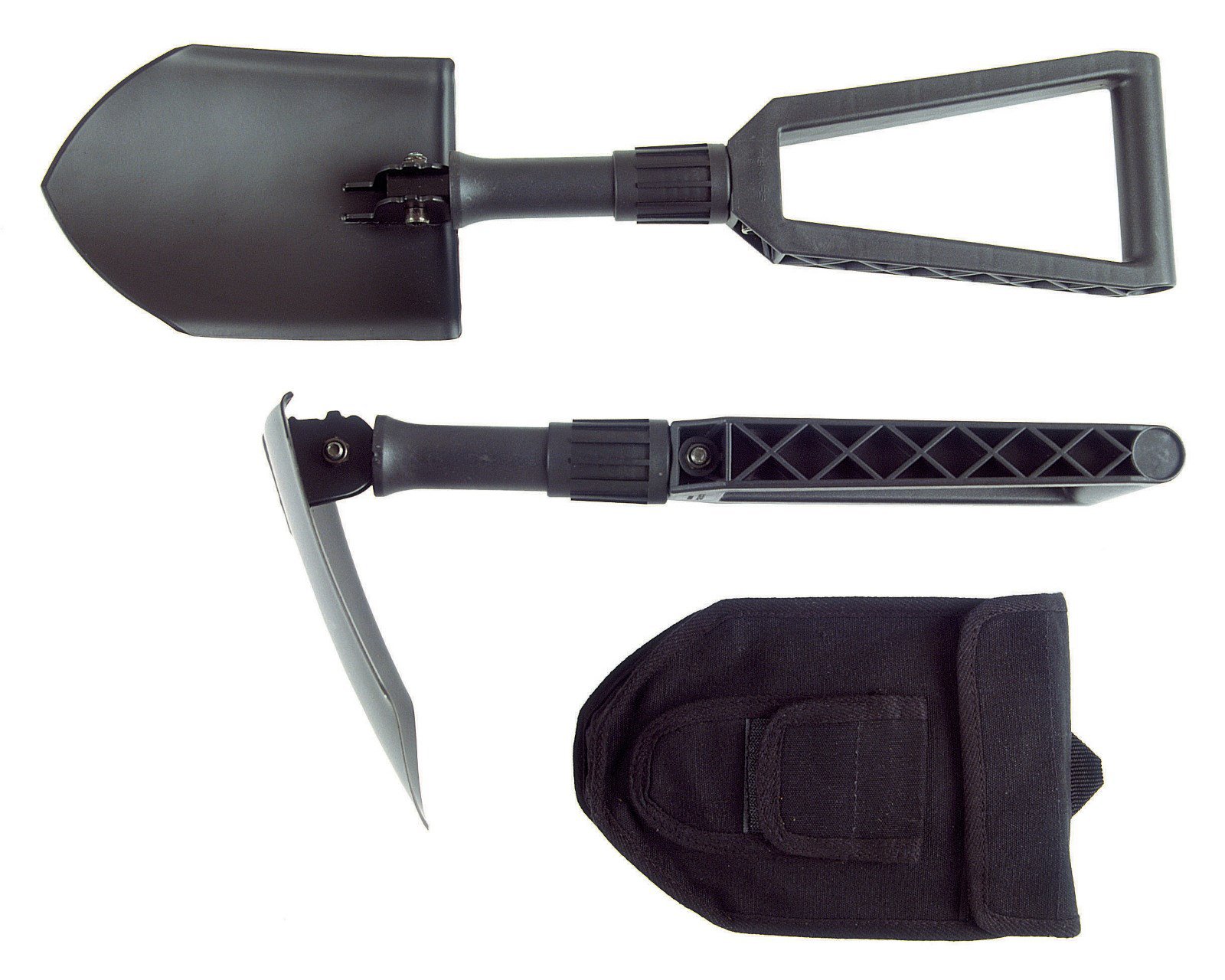 Skládací rýč Fiskars ARMY - černá