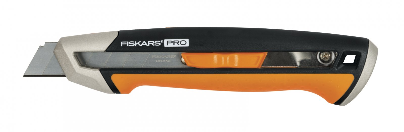 Odlamovací nůž Fiskars CarbonMax, 18 mm - oranžová