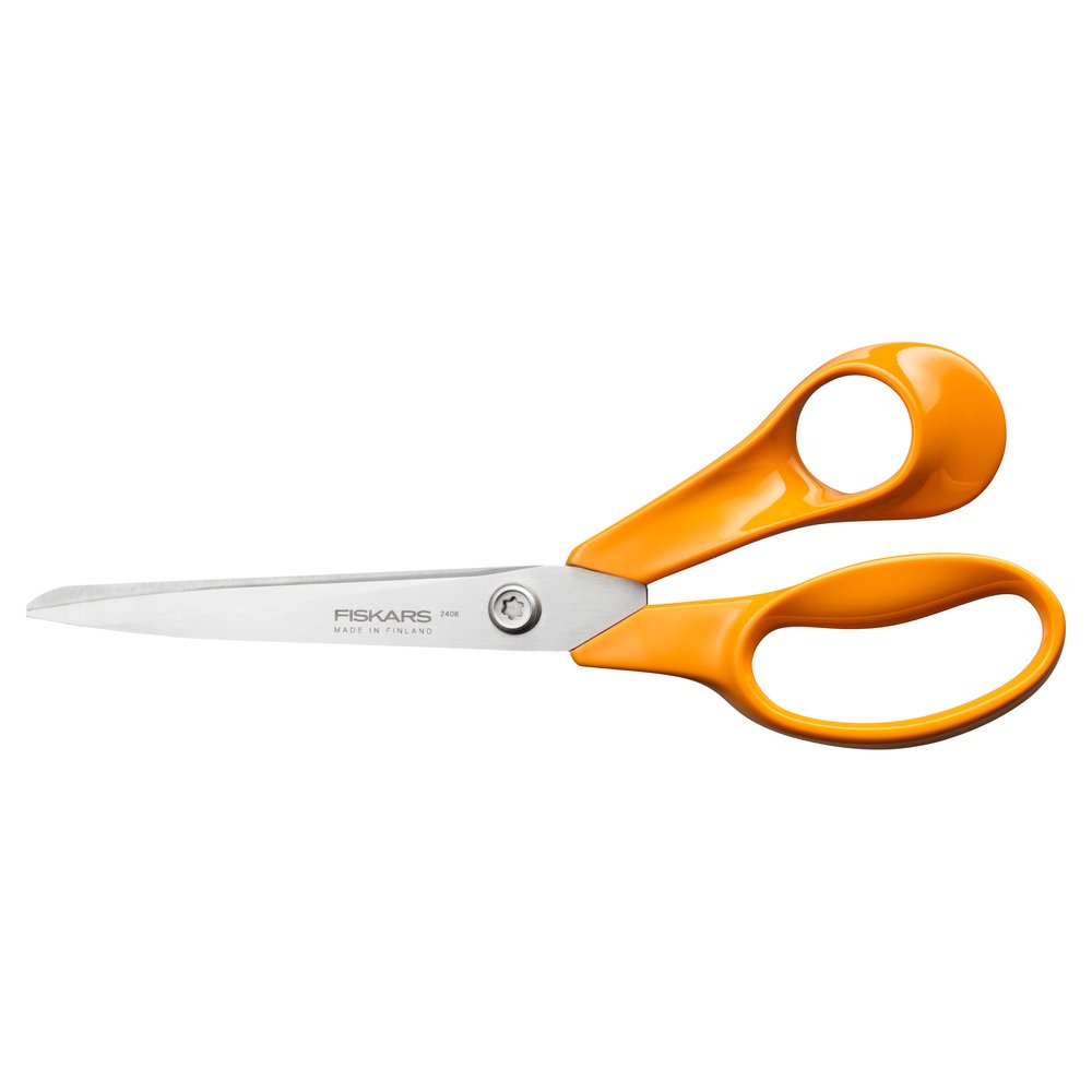 Univerzální nůžky Fiskars, 21 cm - oranžová