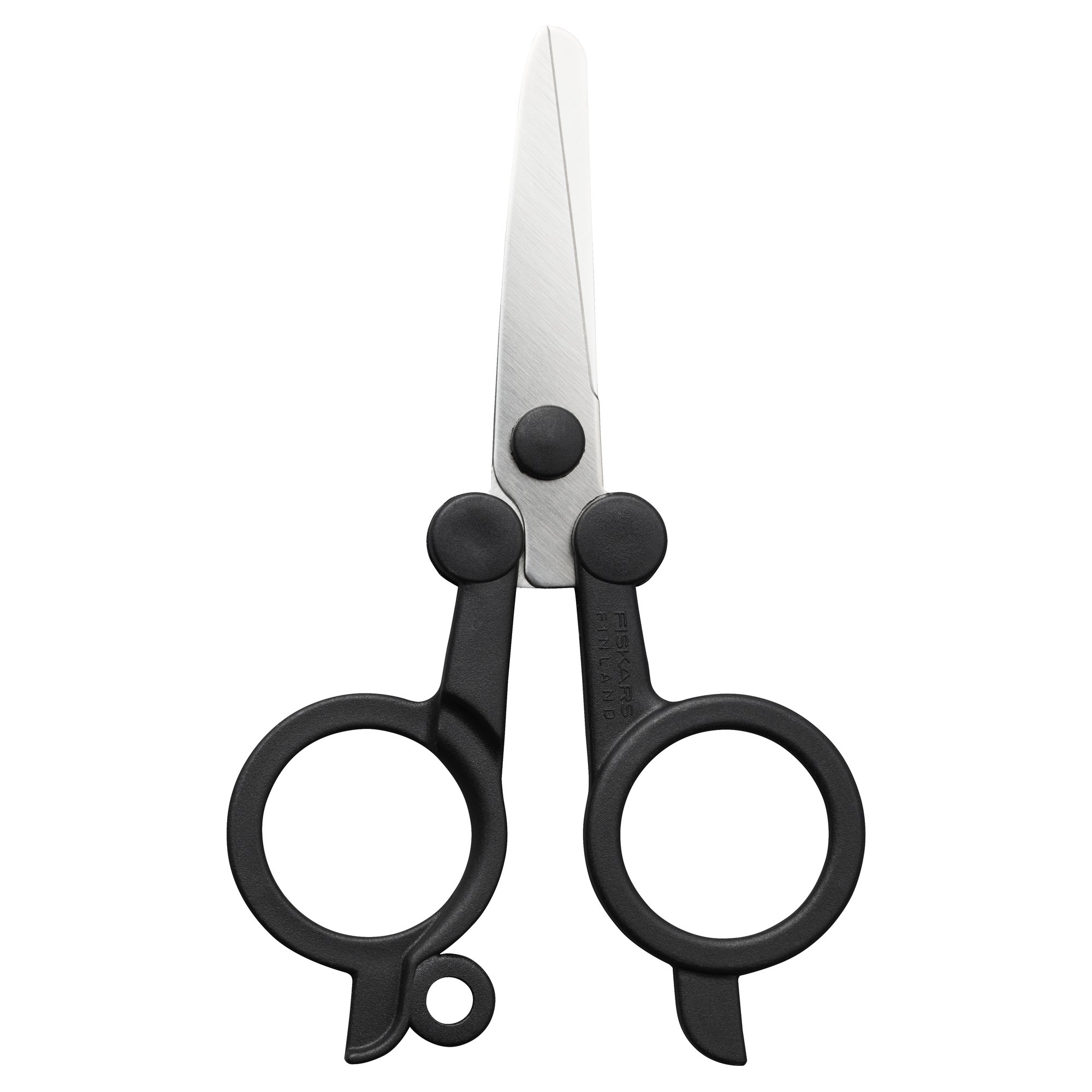 Skládací cestovní nůžky Fiskars - černá