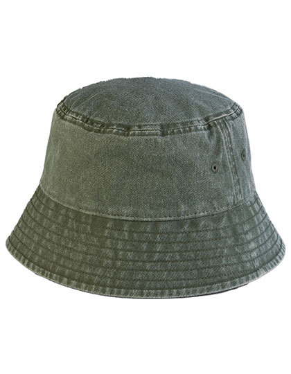 Klobouček Beechfield Vintage Bucket Hat, Vintage Olive