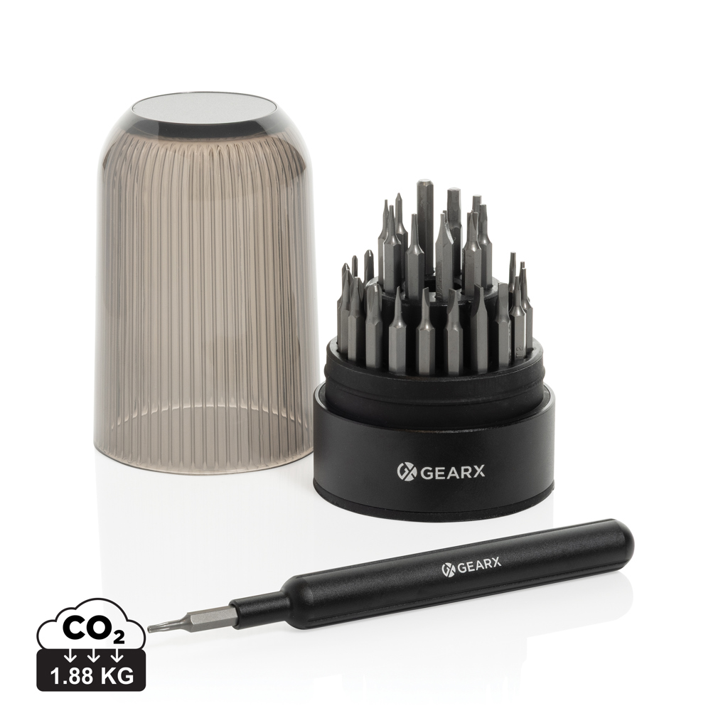 Multifunkční sada šroubováků Gear X 31v1 Černá