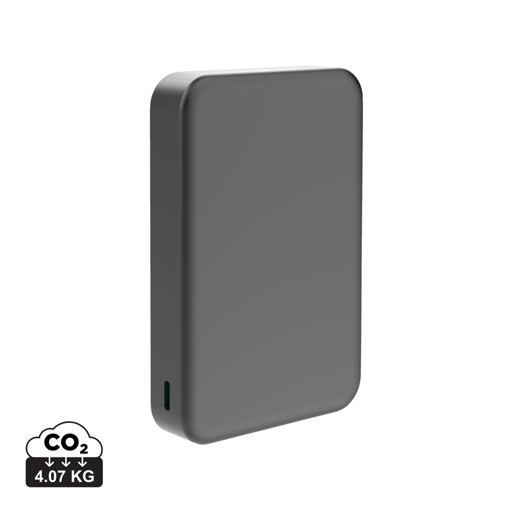 Magnetická powerbanka Quantum RCS s 10 000 mAh a výkonem 25W Šedá, Černá