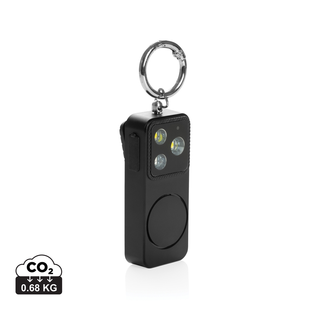 GuardBuddy RCS osobní alarm s dobíjením přes USB-C Černá
