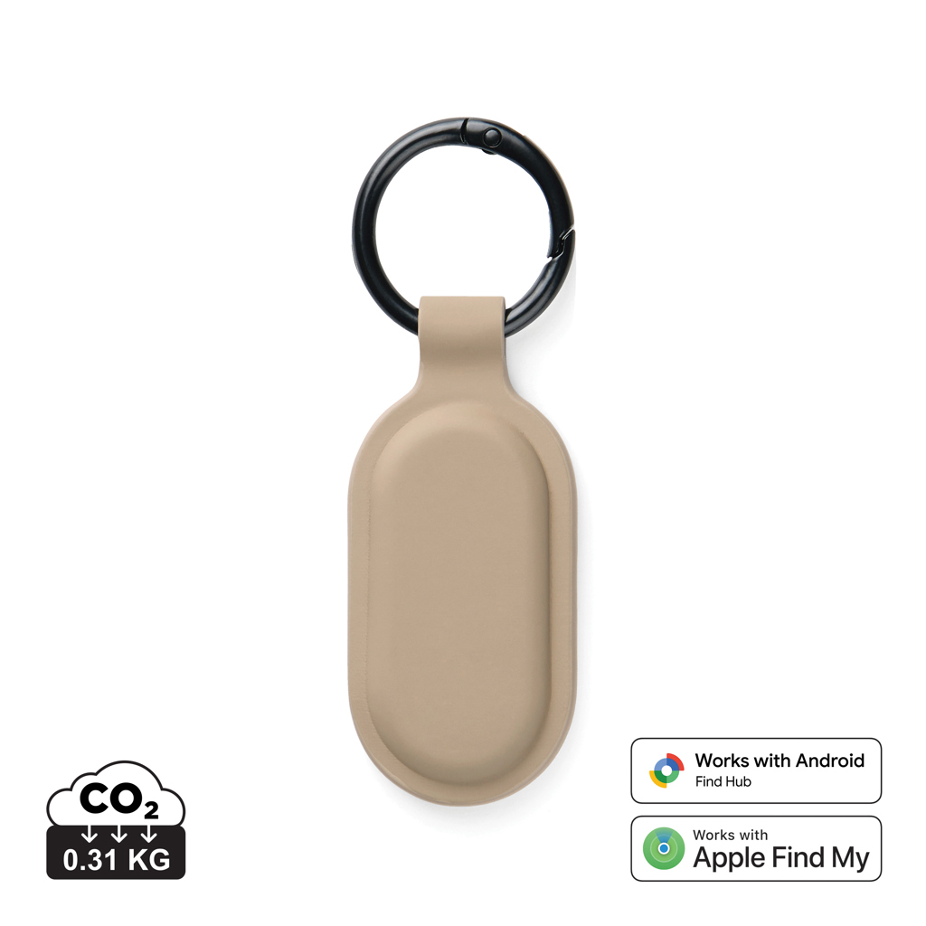 Přívěsek na klíče VINGA Baltimore Finder Key Dual z RCS Greige