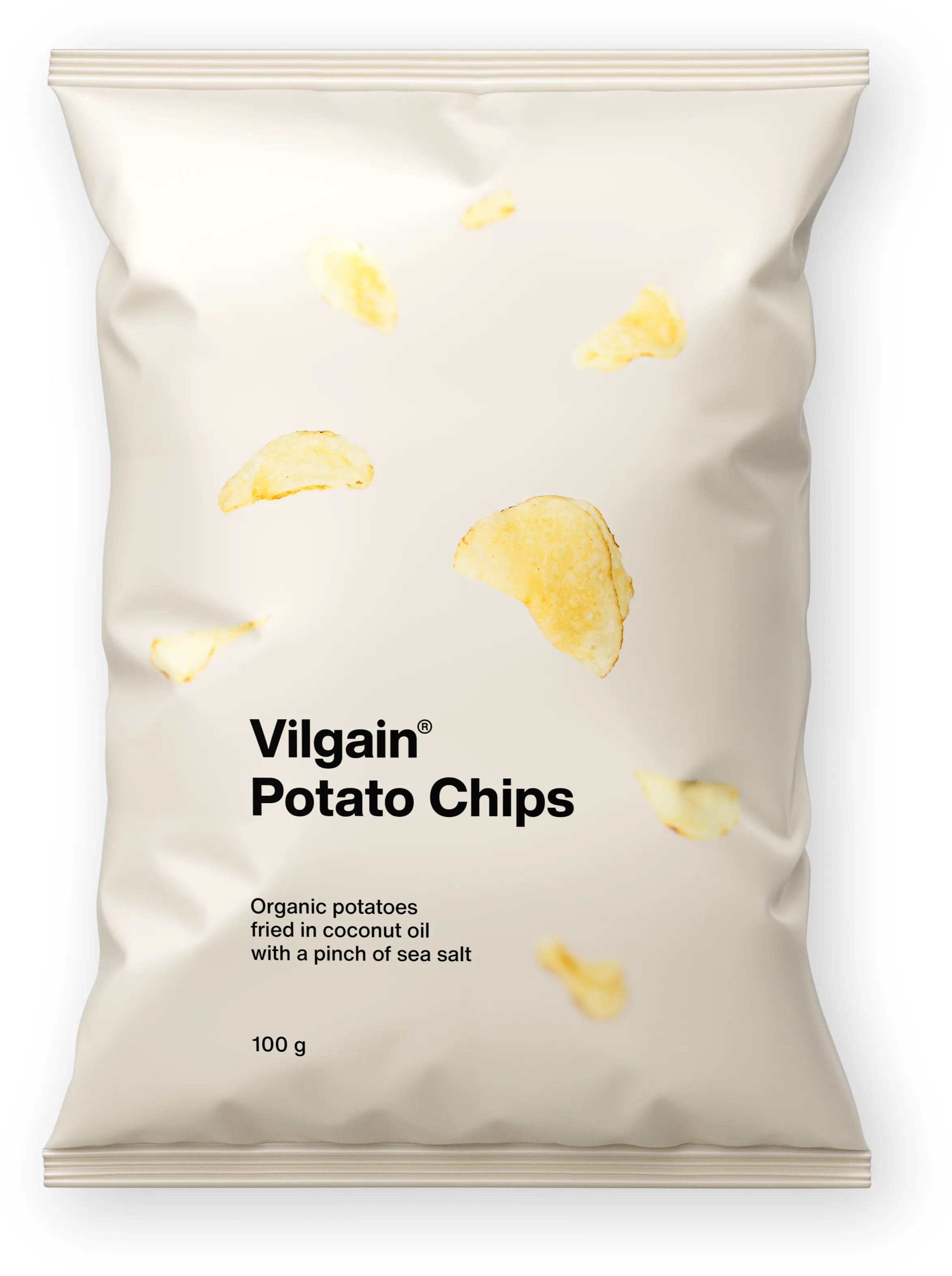 Vilgain Bramborové chipsy BIO mořská sůl 100 g