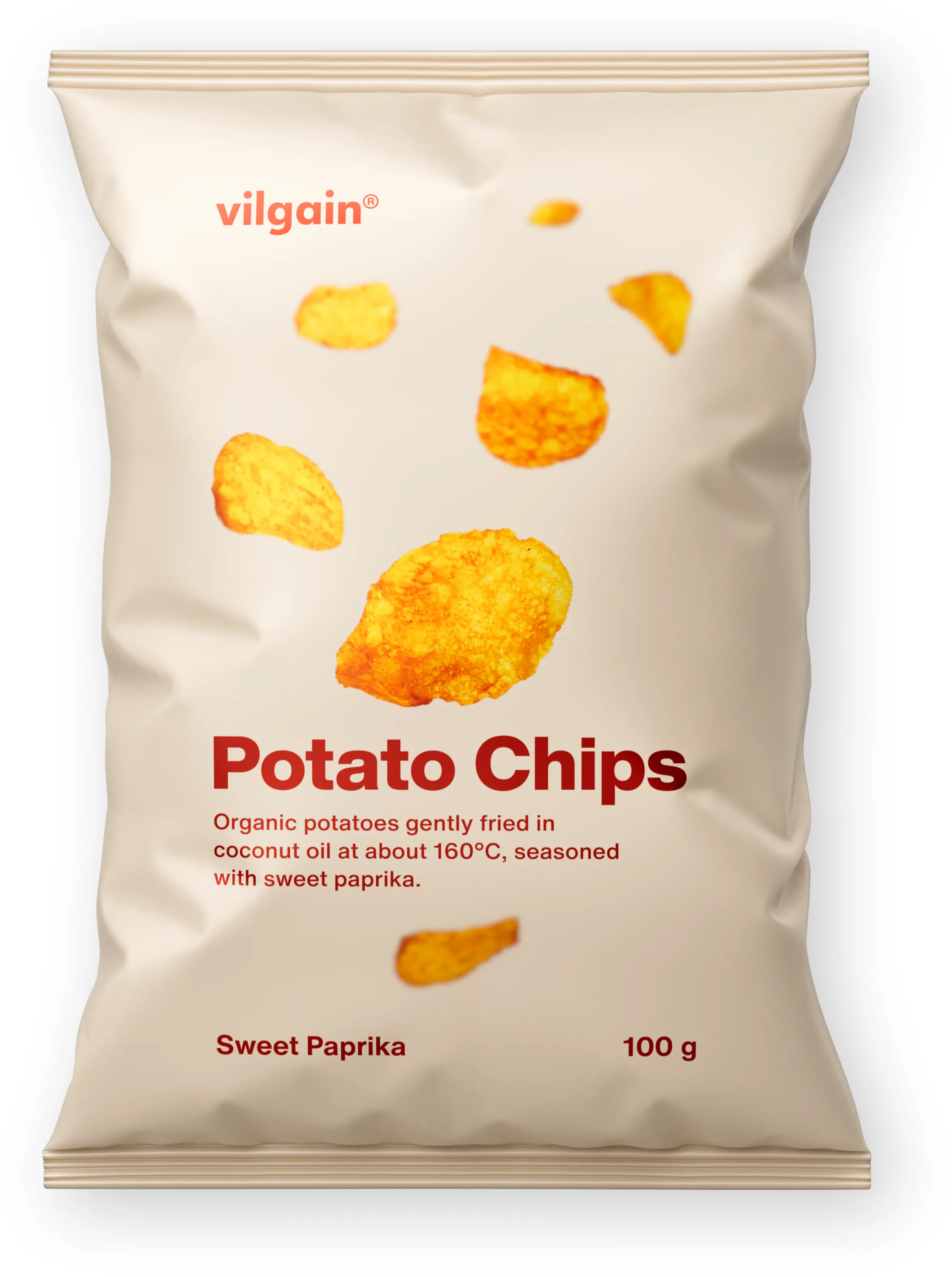 Vilgain Bramborové chipsy BIO sladká paprika 100 g