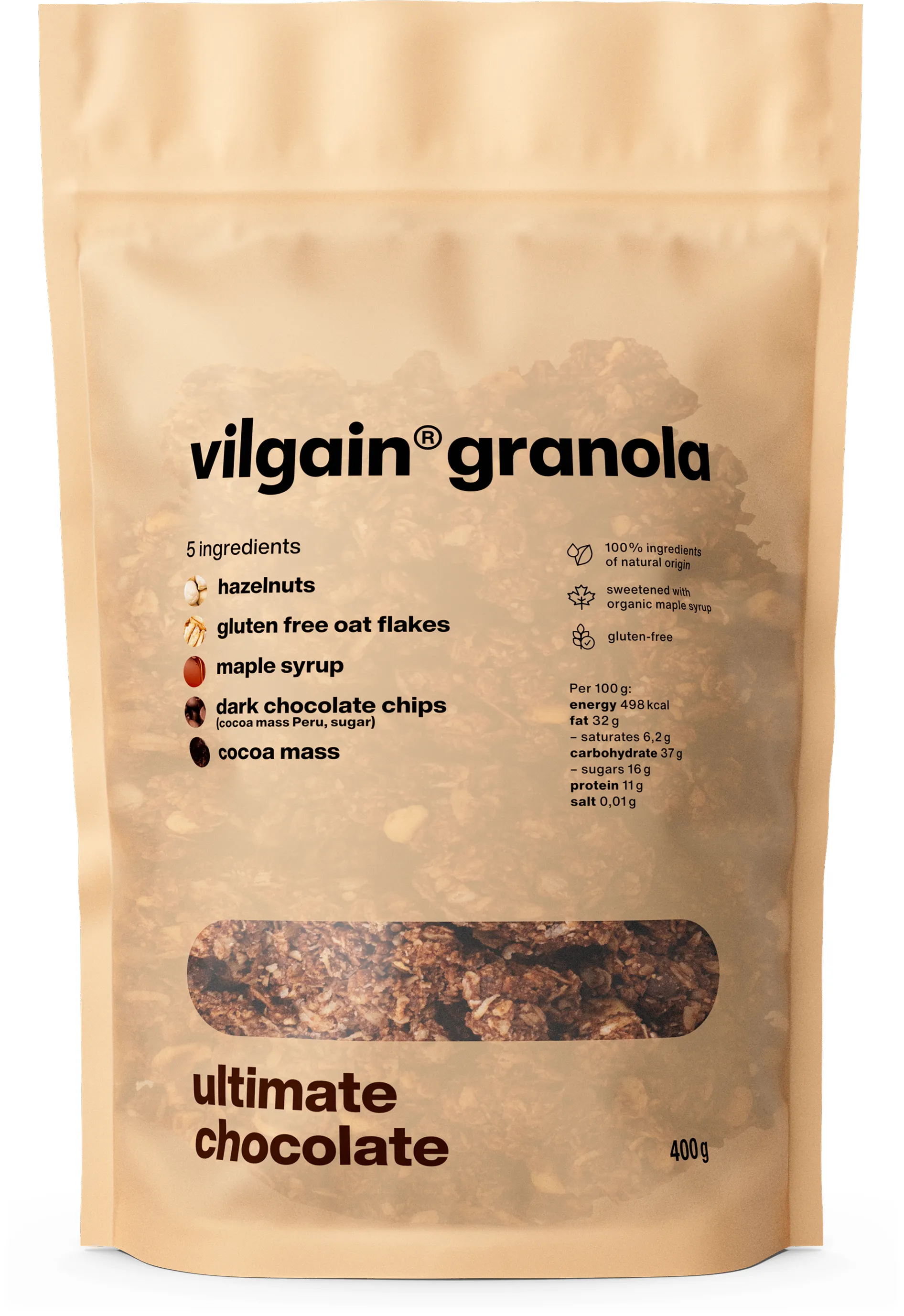 Vilgain Granola ultimátní čokoláda 400 g