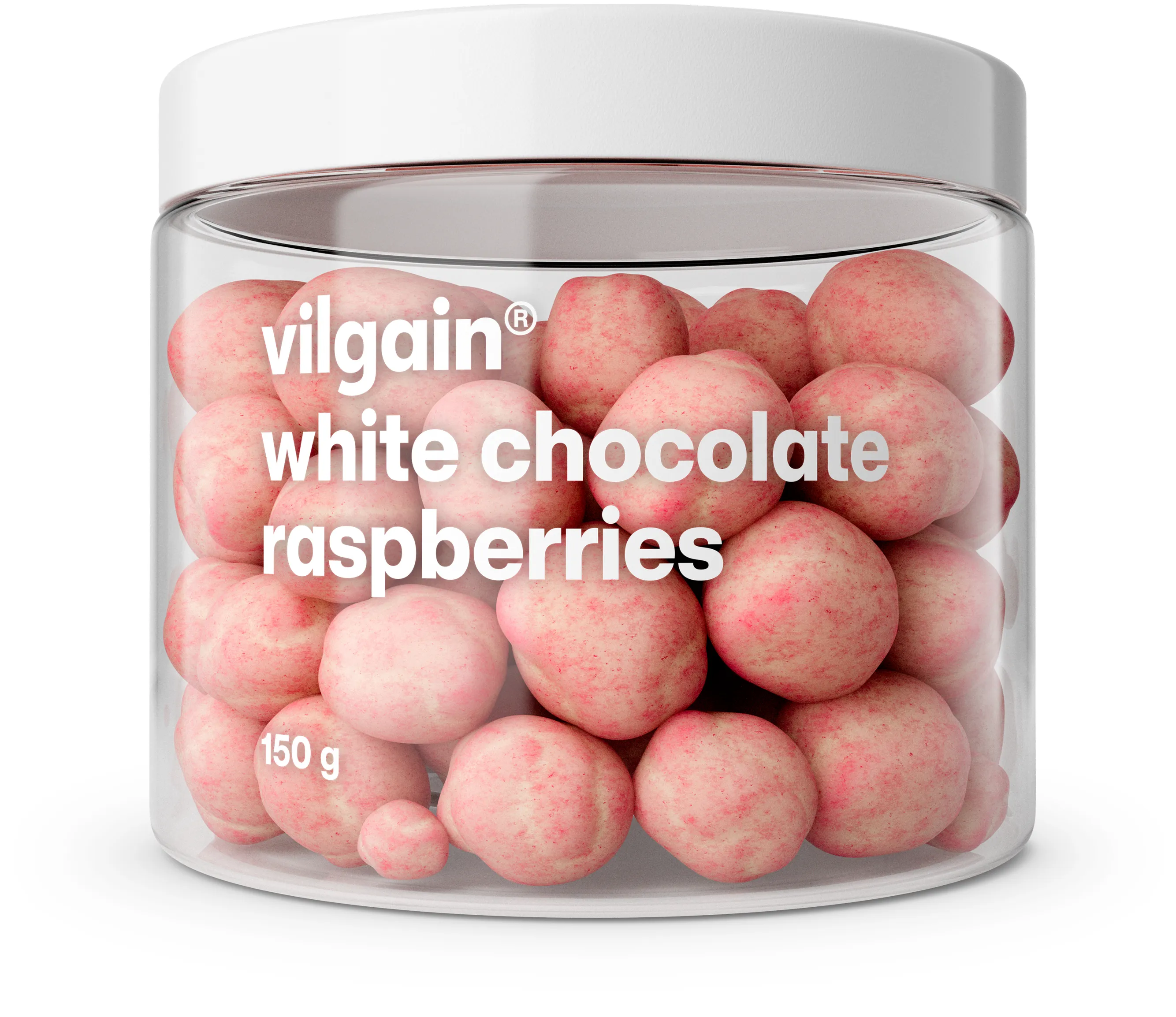 Vilgain Maliny v čokoládě bílá čokoláda 150 g