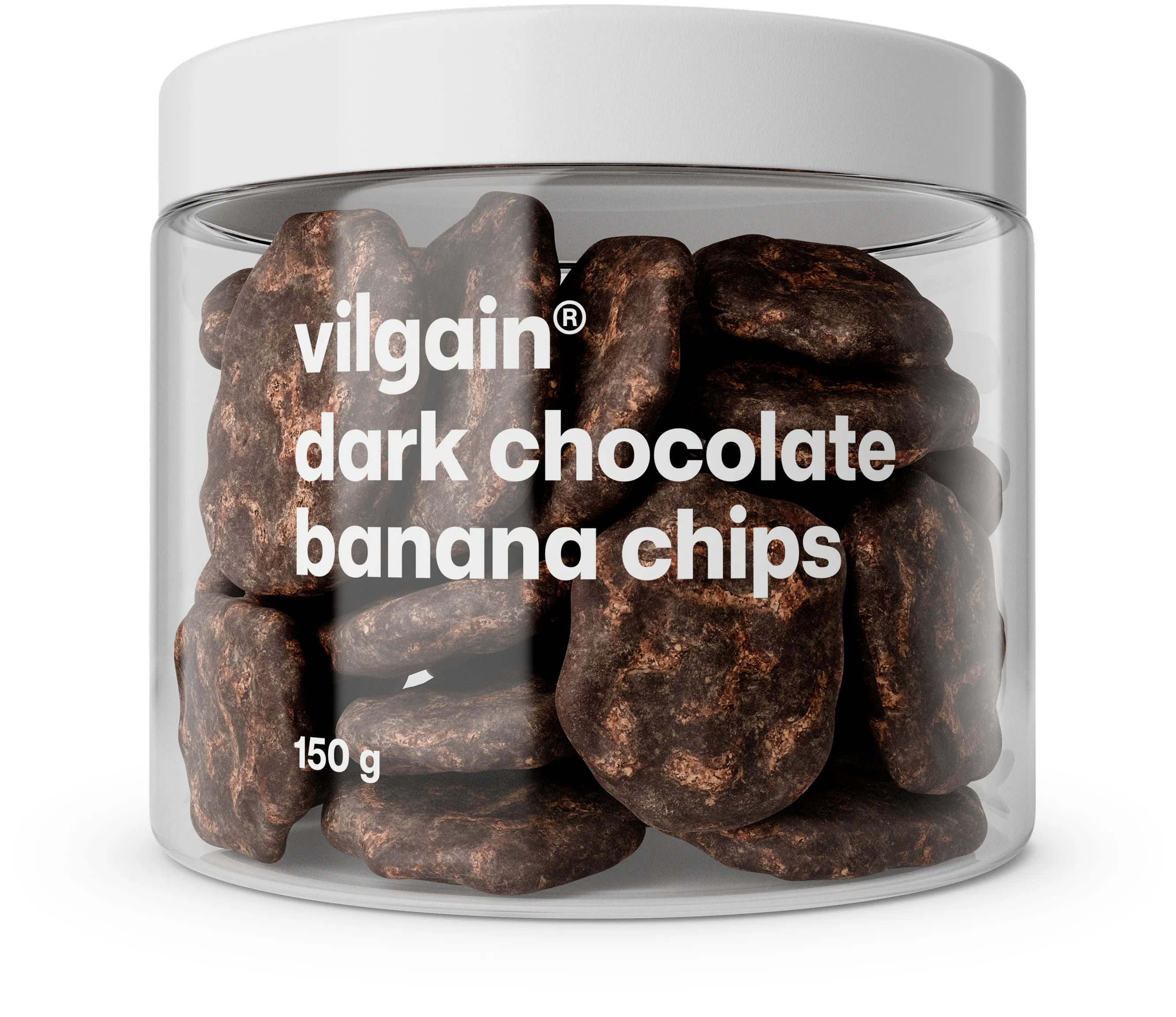 Vilgain Banánové plátky v hořké čokoládě 150 g