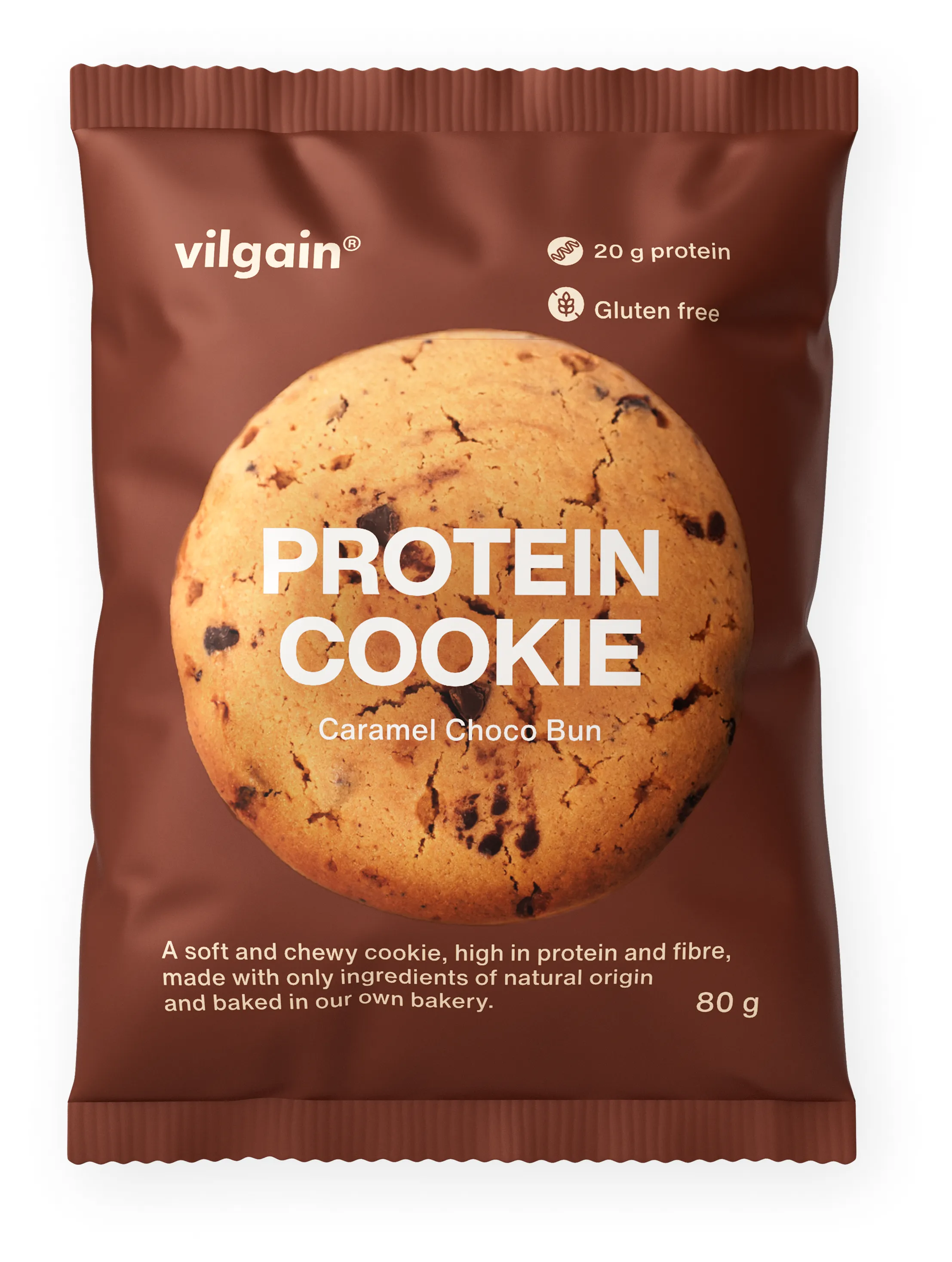 Vilgain Protein Cookie čokoláda a karamel 80 g