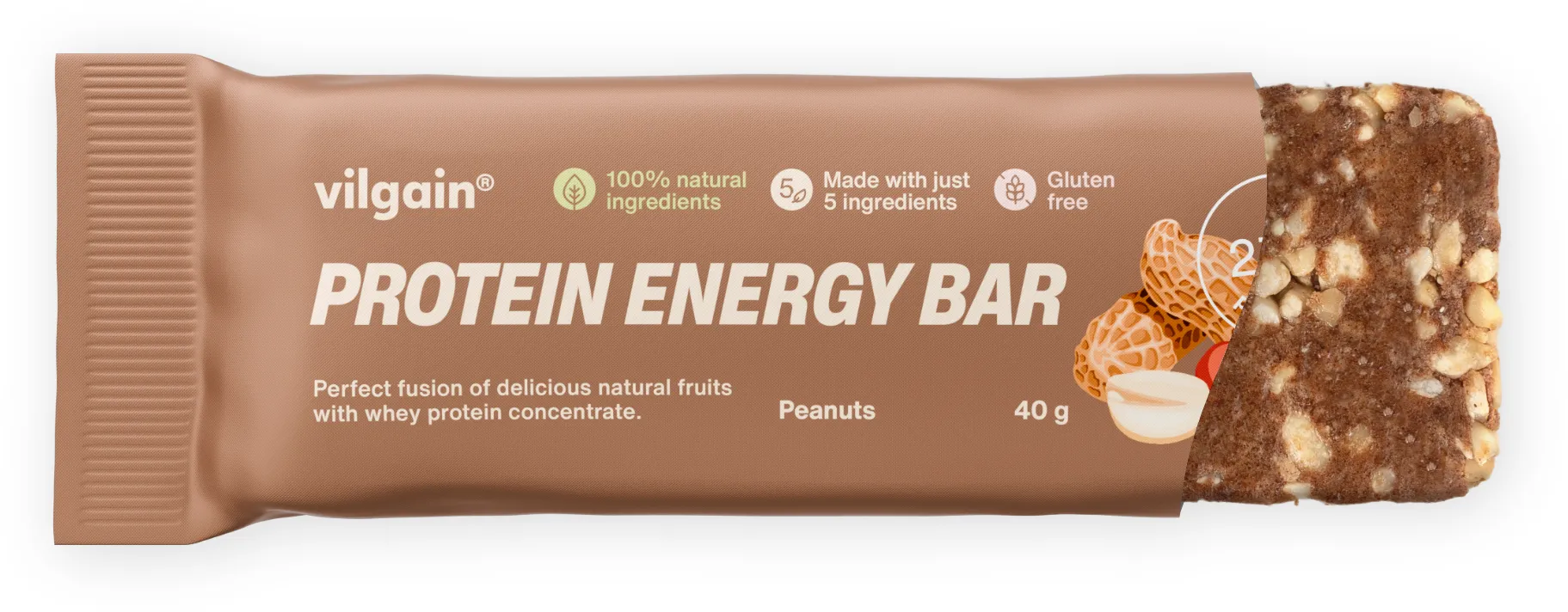 Vilgain Protein Energy Bar arašídy 40 g