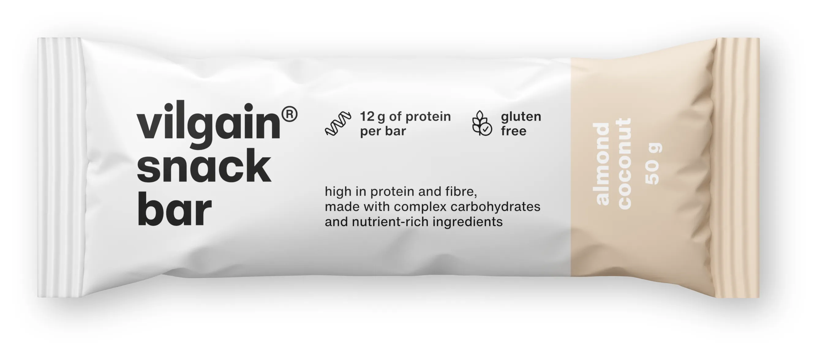 Vilgain Snack Bar mandle s kousky kokosu 50 g