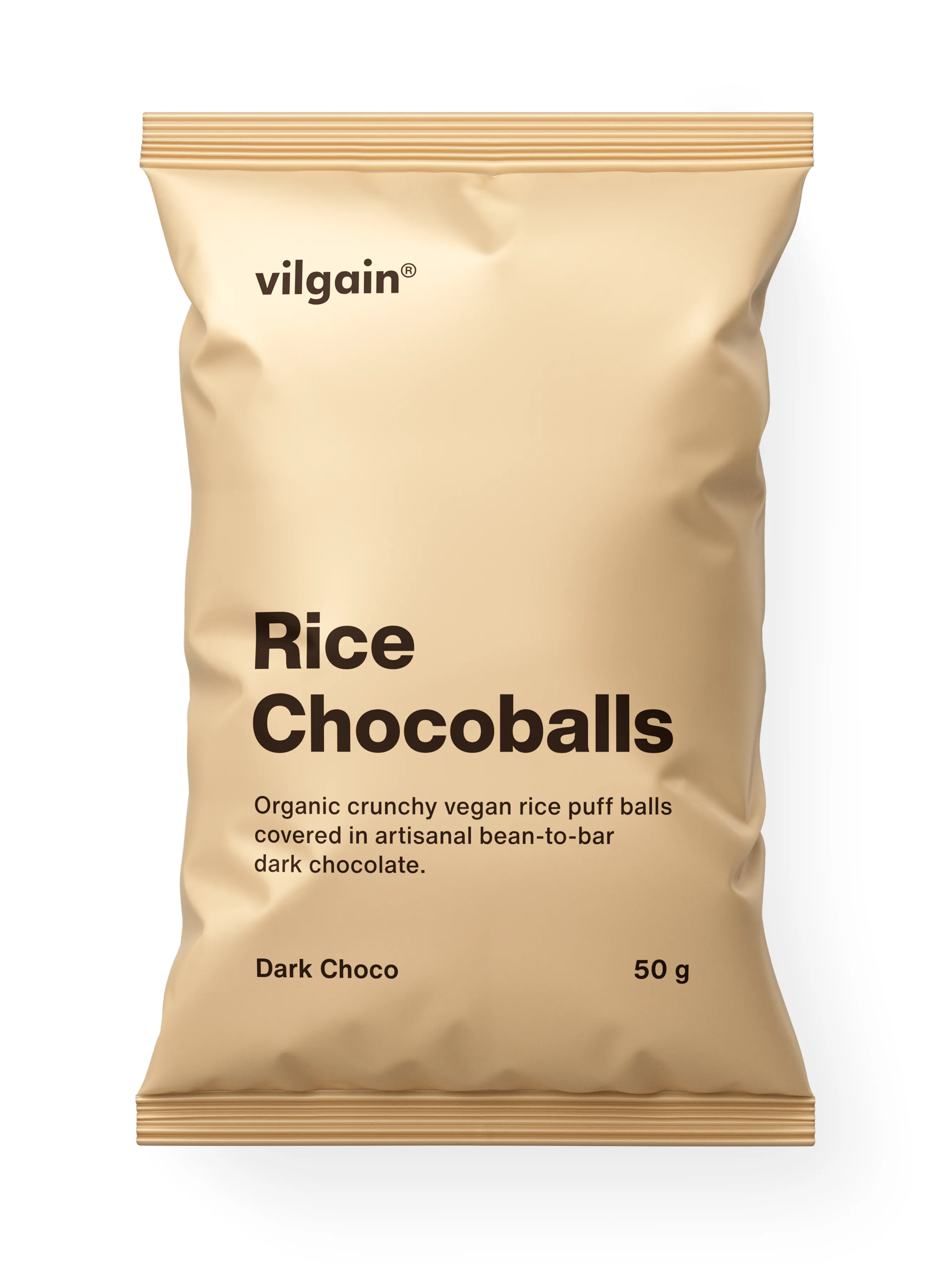 Vilgain Rice Chocoballs BIO hořká čokoláda 50 g