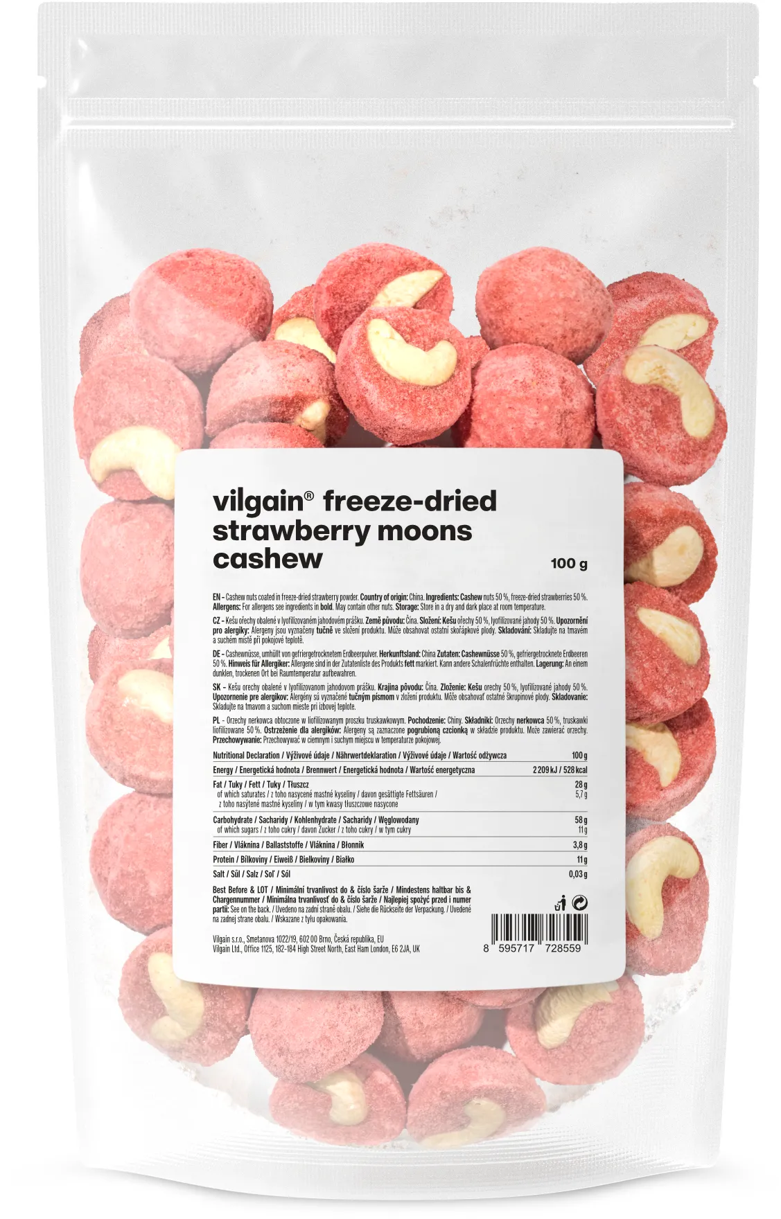 Vilgain Fruit Moons jahoda 100 g