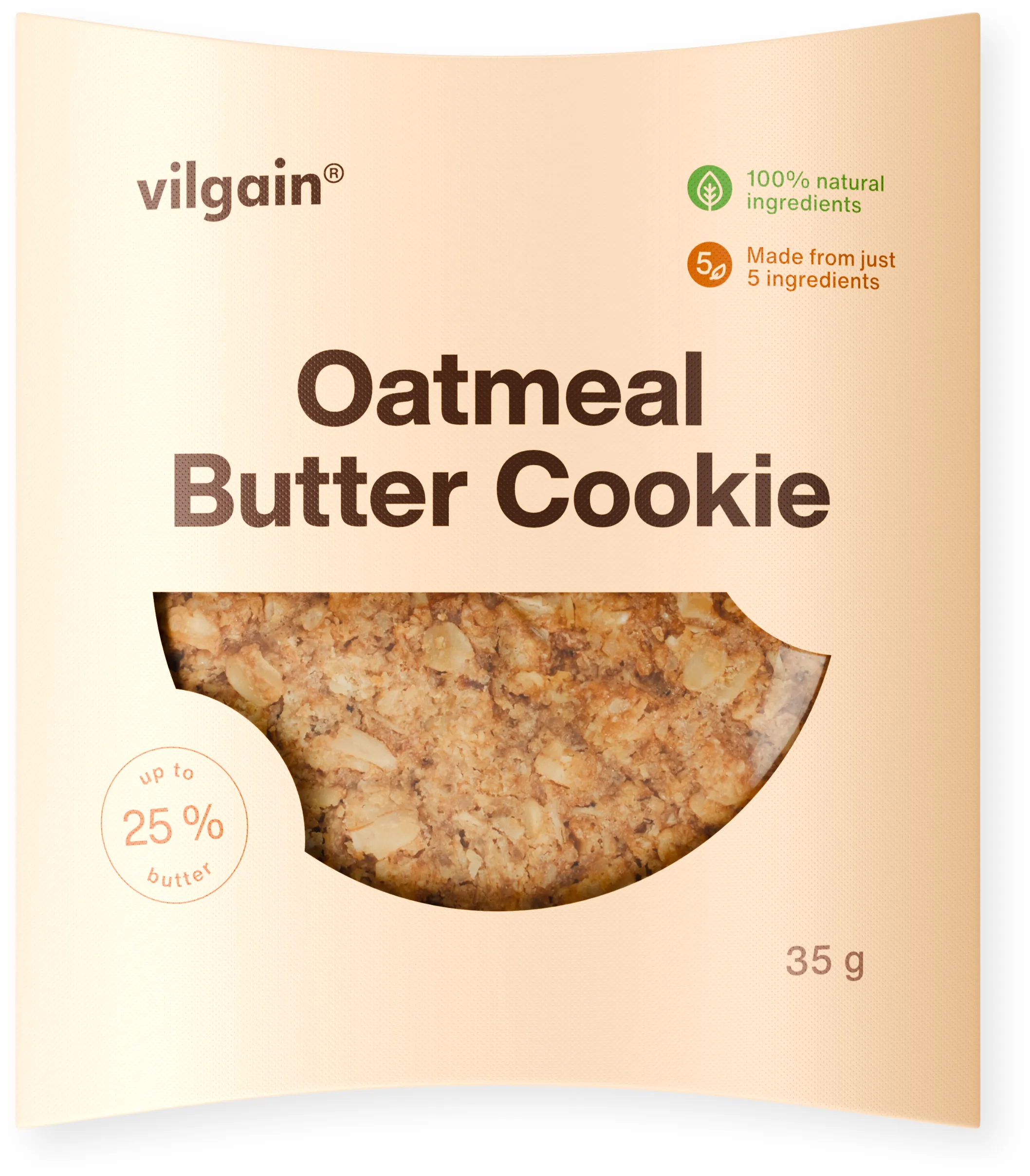 Vilgain Oatmeal Butter Cookie máslová 35 g