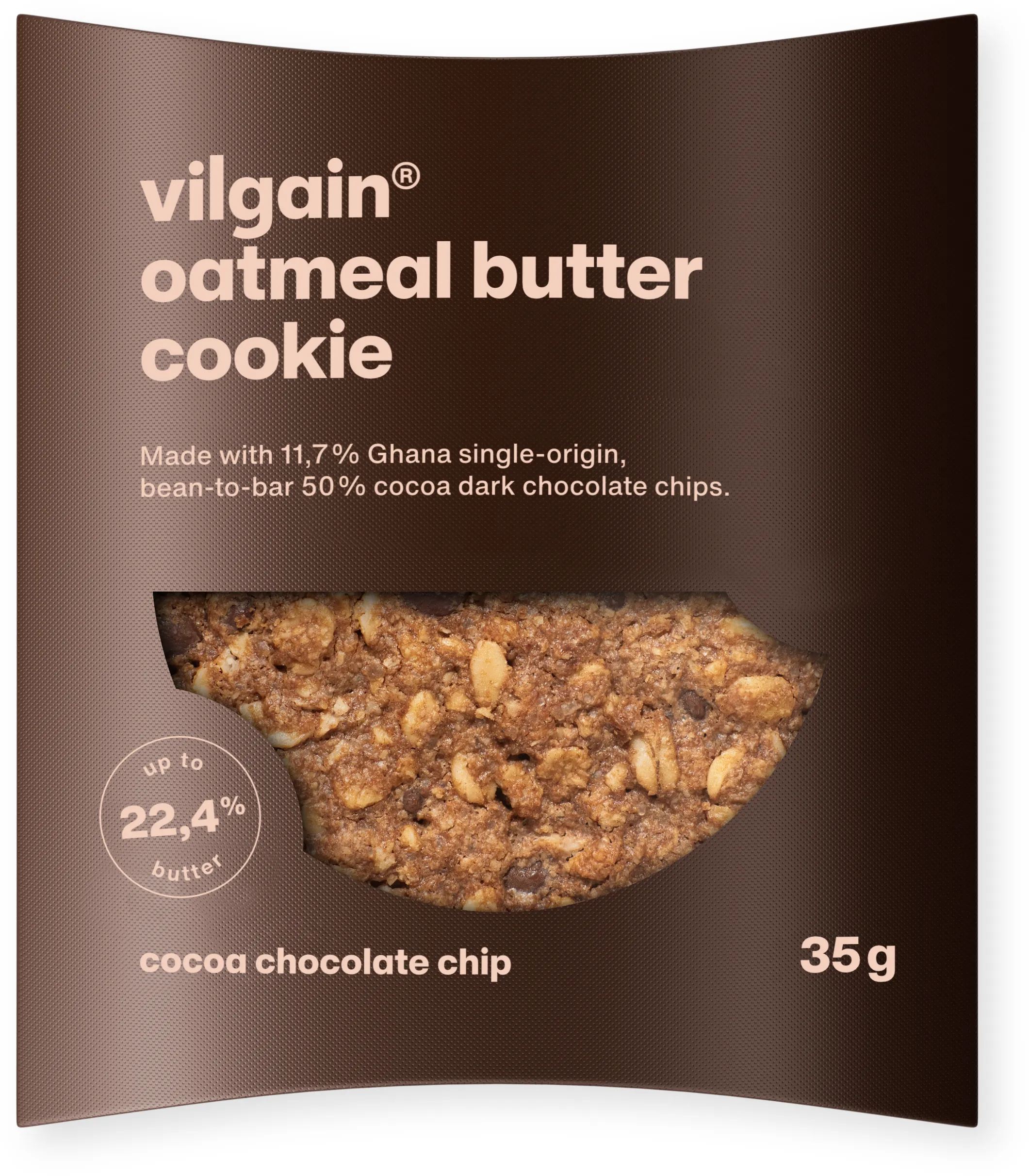 Vilgain Oatmeal Butter Cookie kakao choco chip 35 g