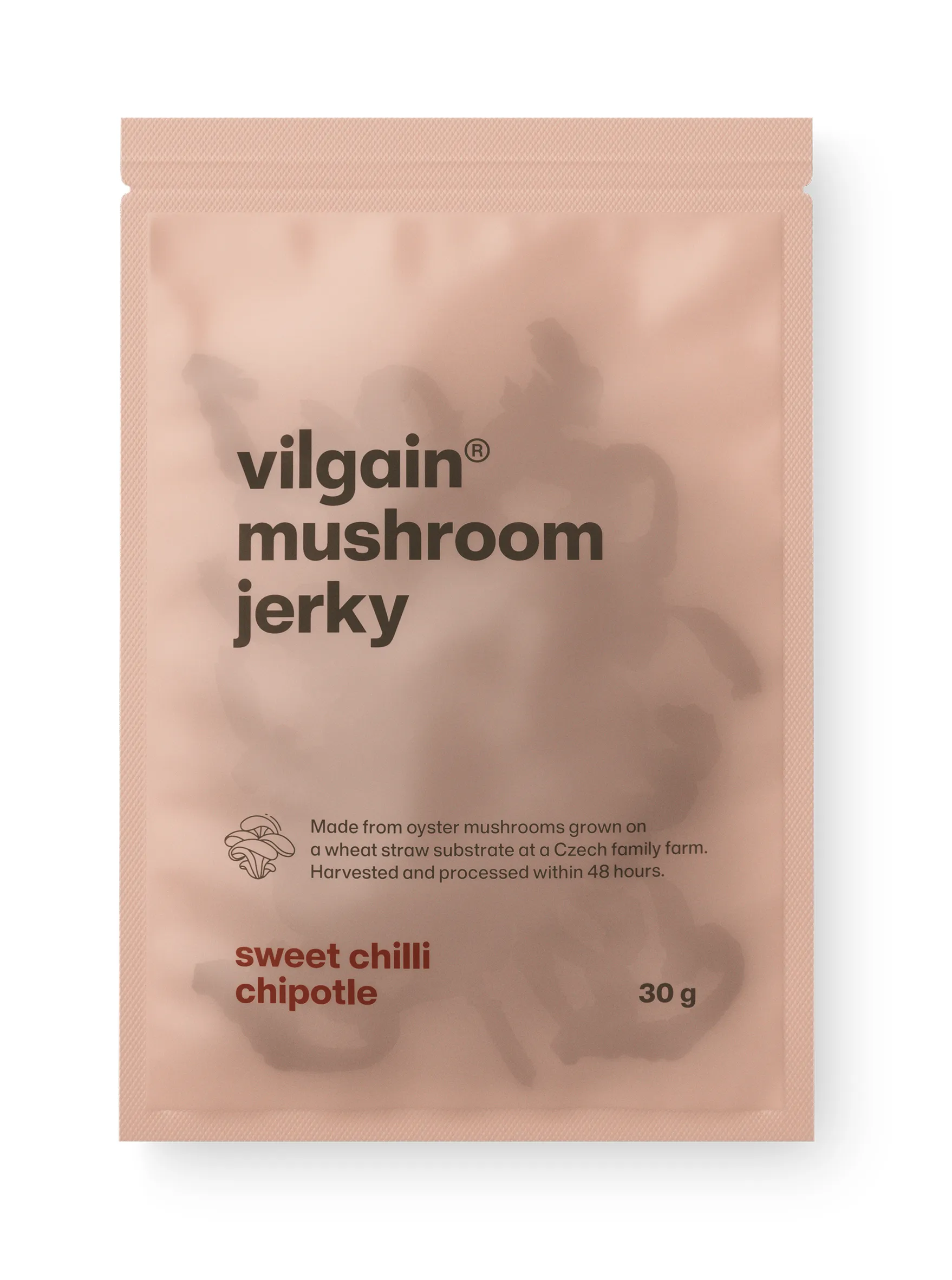Vilgain Houbové jerky sladké chipotle chilli 30 g