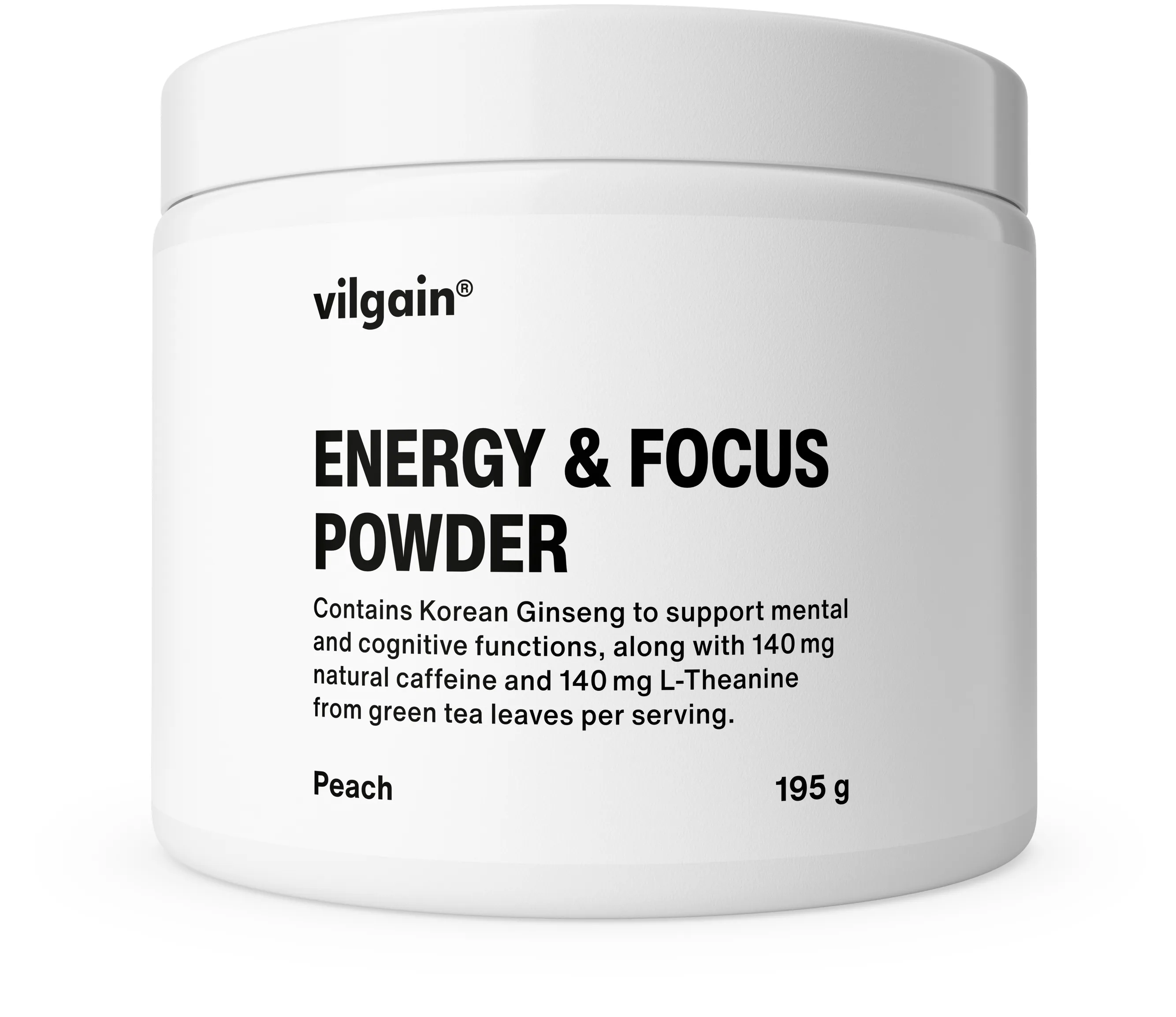 Vilgain Energy & Focus Powder broskev 195 g