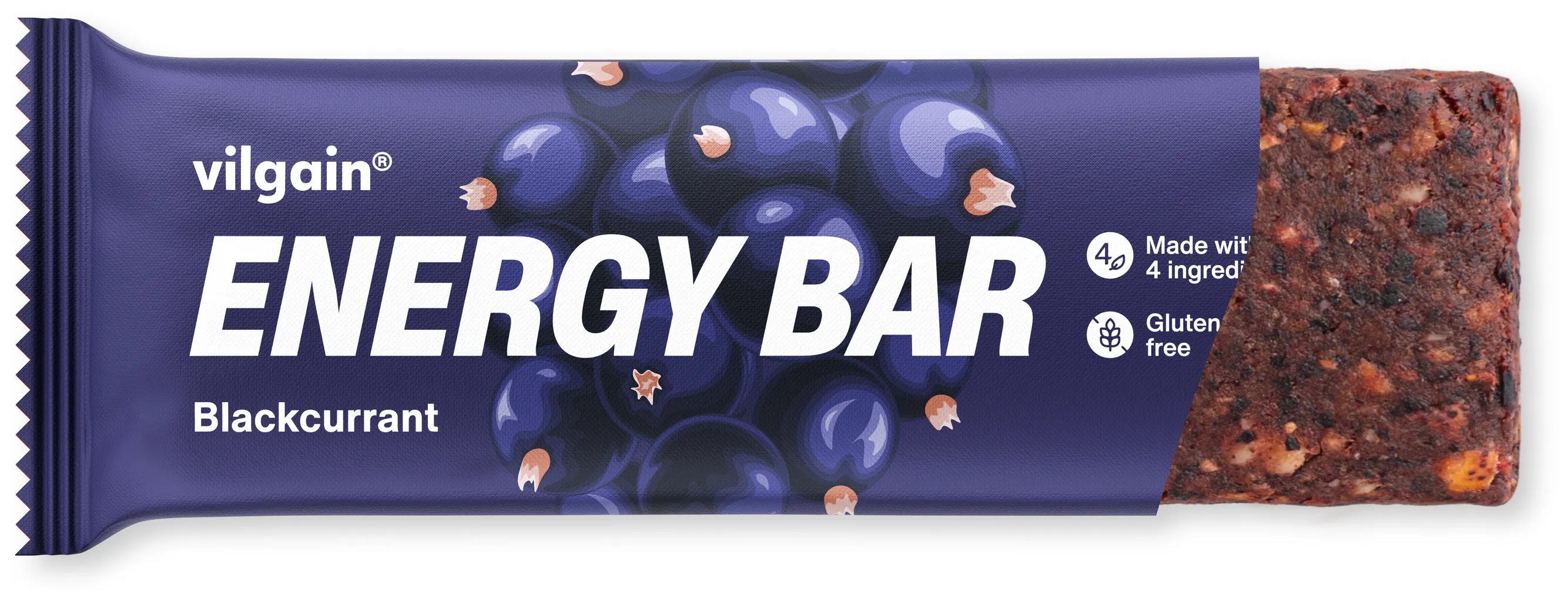 Vilgain Energy Bar černý rybíz 55 g