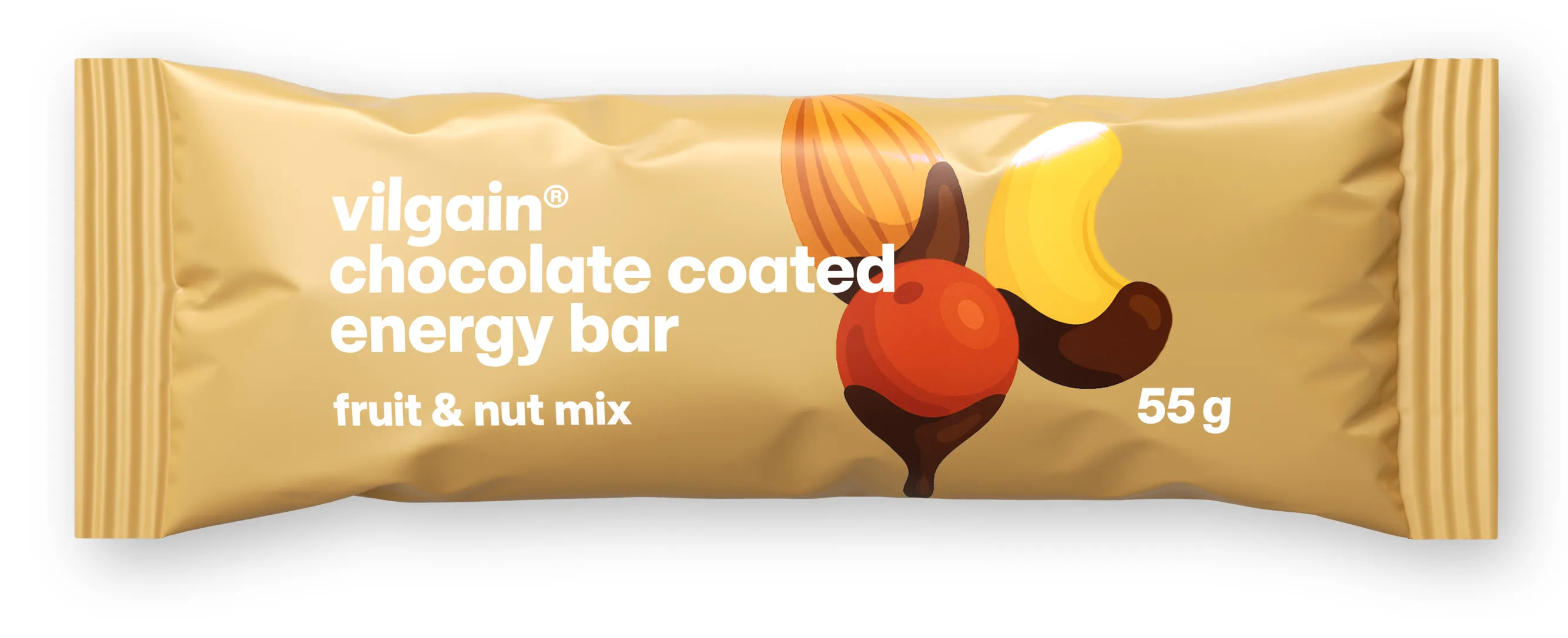 Vilgain Energy Bar mix ořechů a ovoce zalité čokoládou 55 g