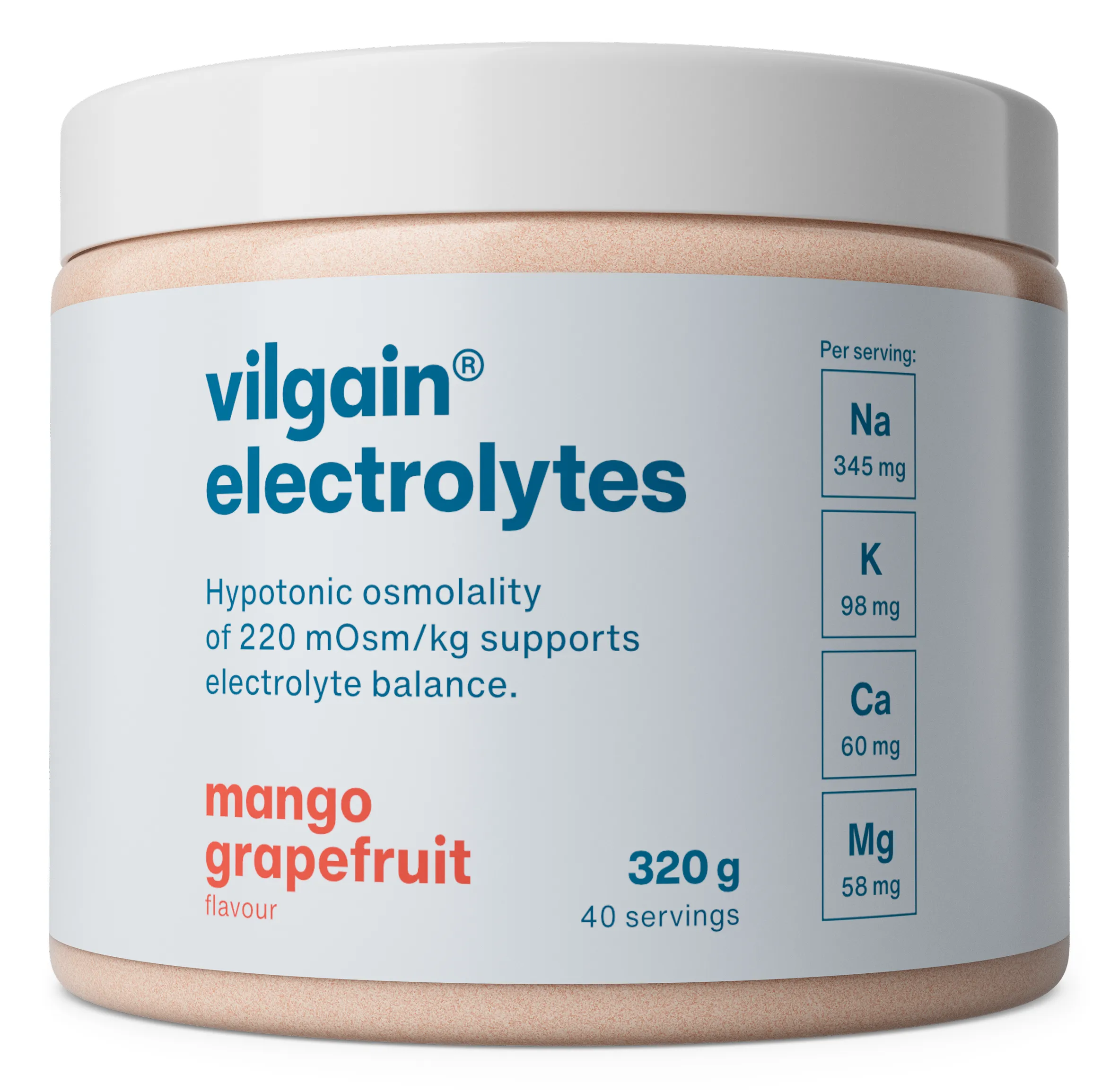 Vilgain Elektrolyty Mango & grep 320 g