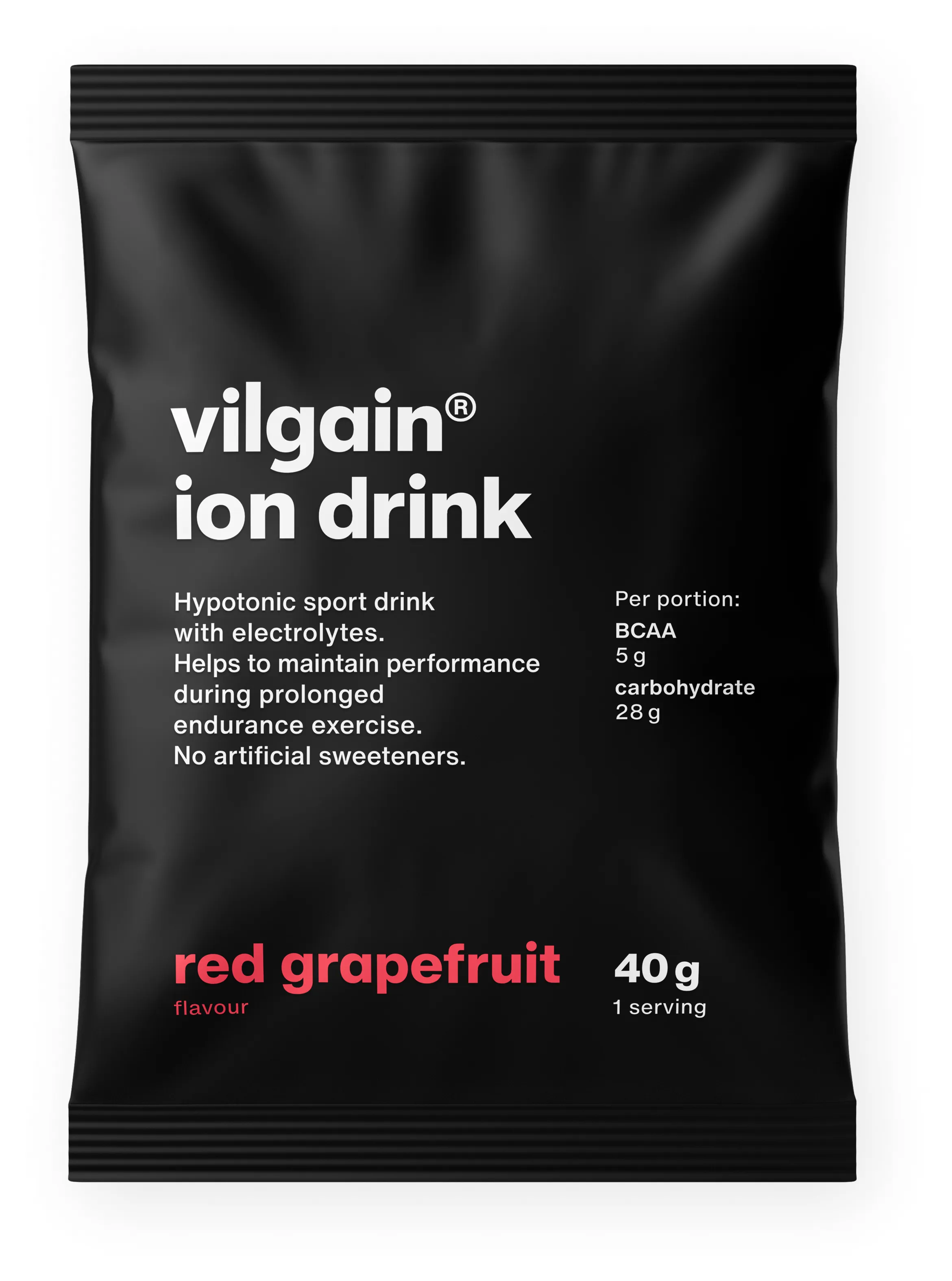 Vilgain Iontový nápoj červený grep bez sladidel 40 g