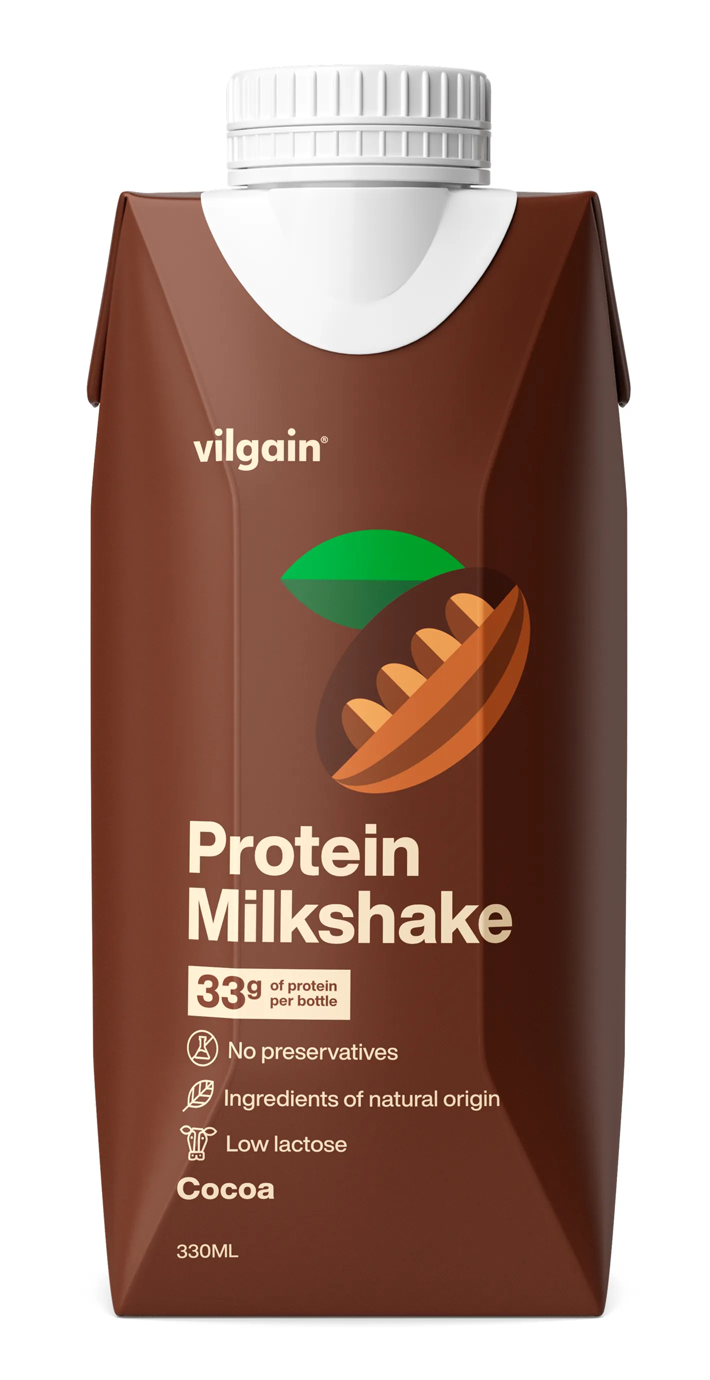 Vilgain Protein Milkshake kakao 330 ml