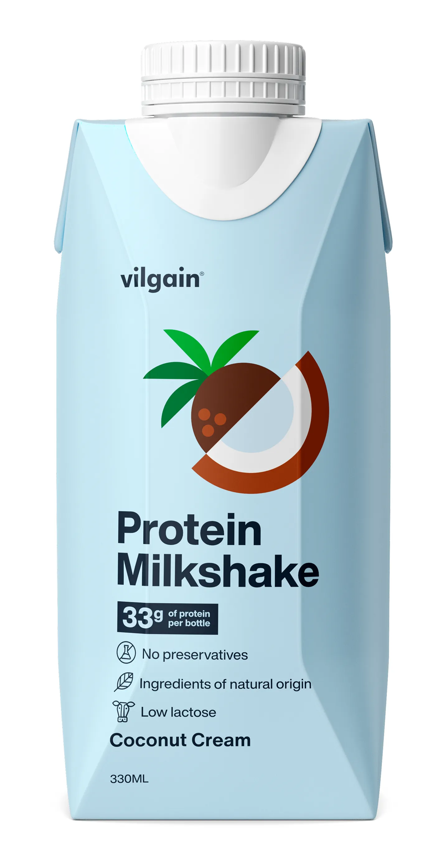 Vilgain Protein Milkshake kokosový krém 330 ml