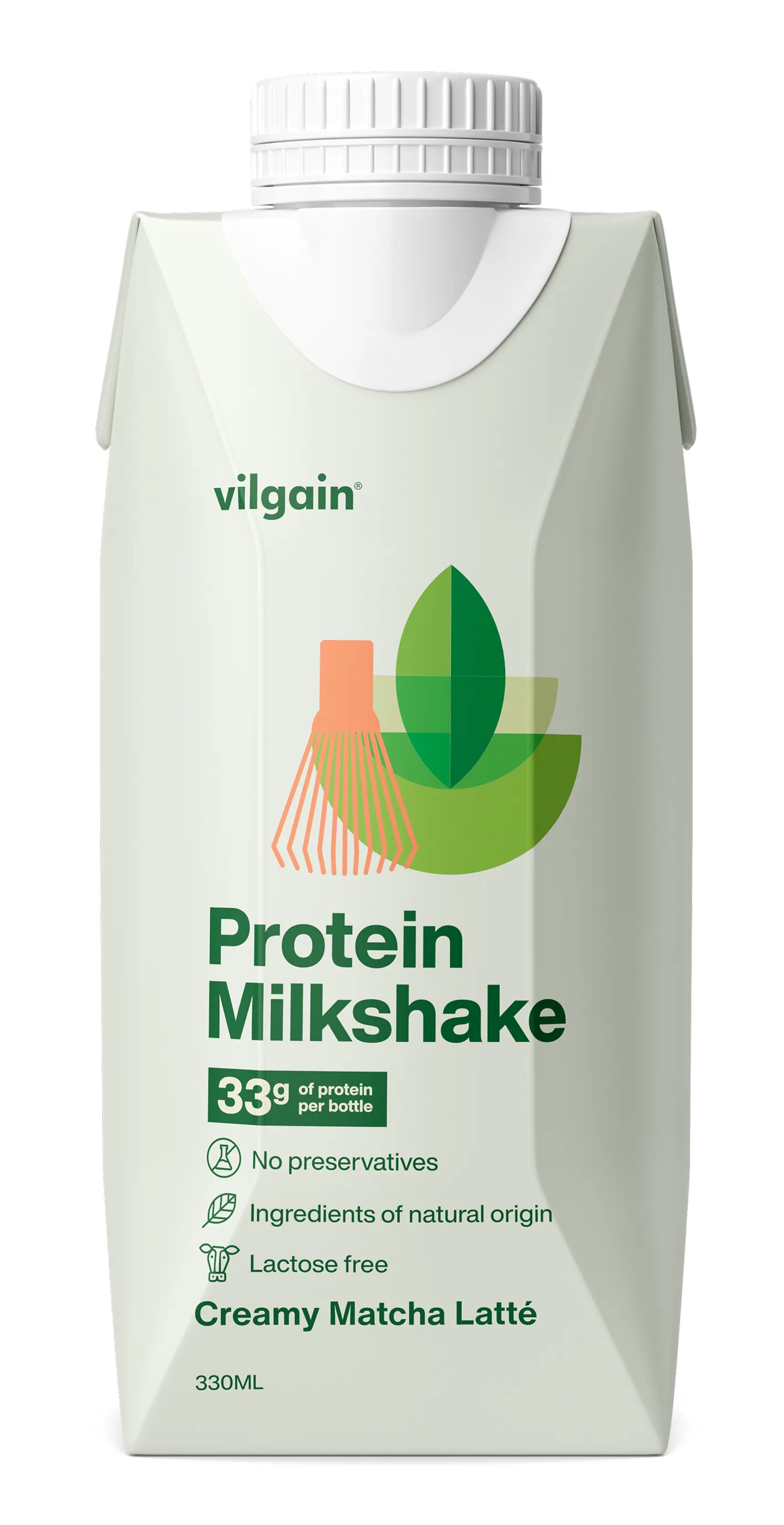 Vilgain Protein Milkshake krémové matcha latte 330 ml