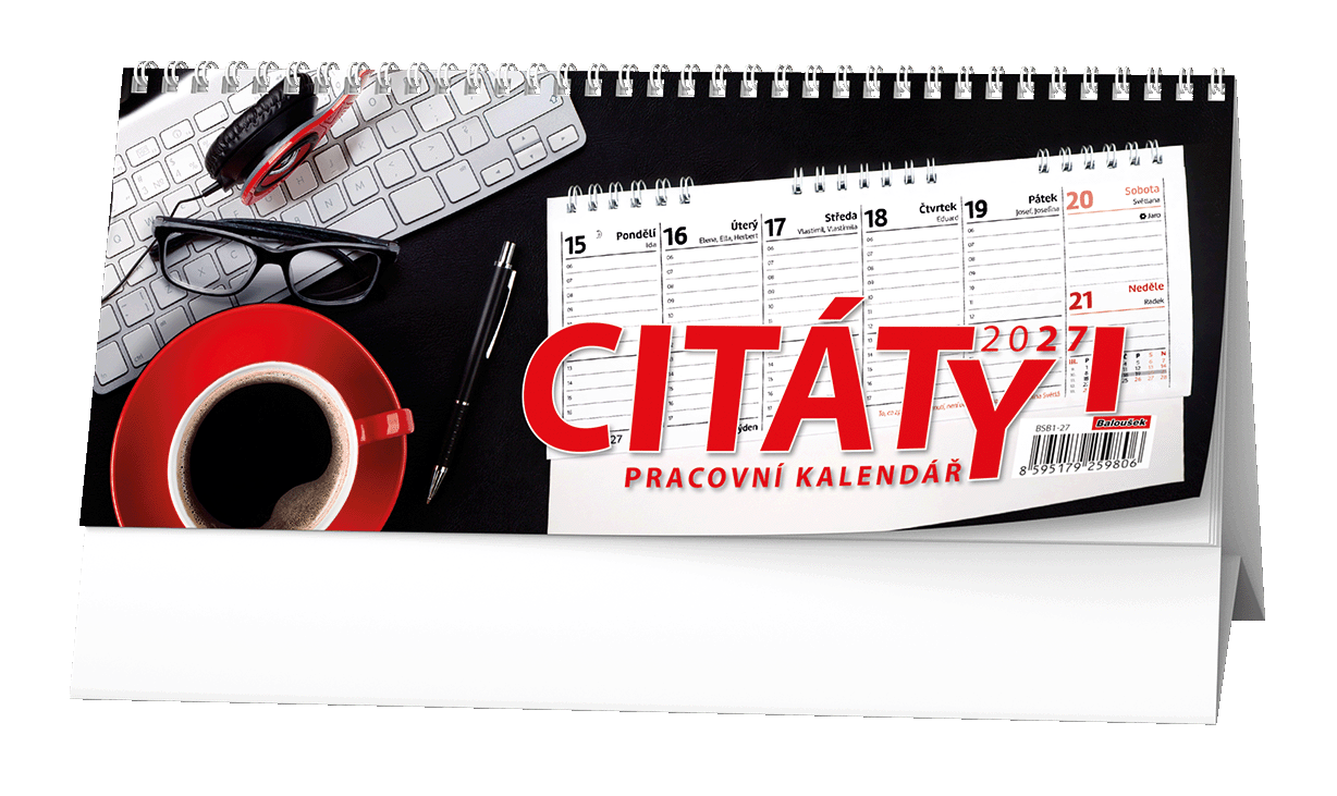 Stolní pracovní kalendář CITÁTY I