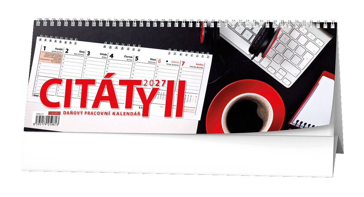Stolní pracovní kalendář CITÁTY II