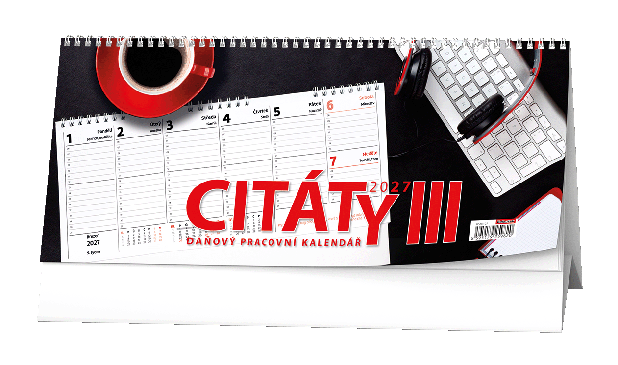 Stolní pracovní kalendář CITÁTY III