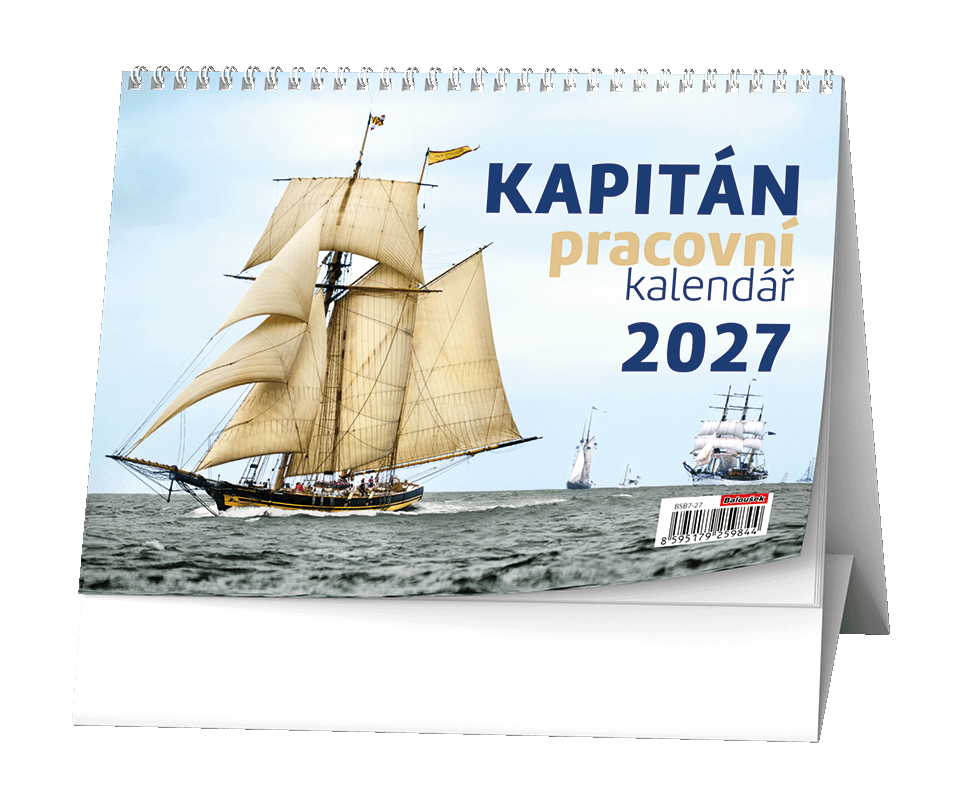 Stolní kalendář Kapitán