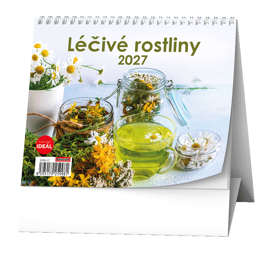 Stolní kalendář IDEÁL - Léčivé rostliny