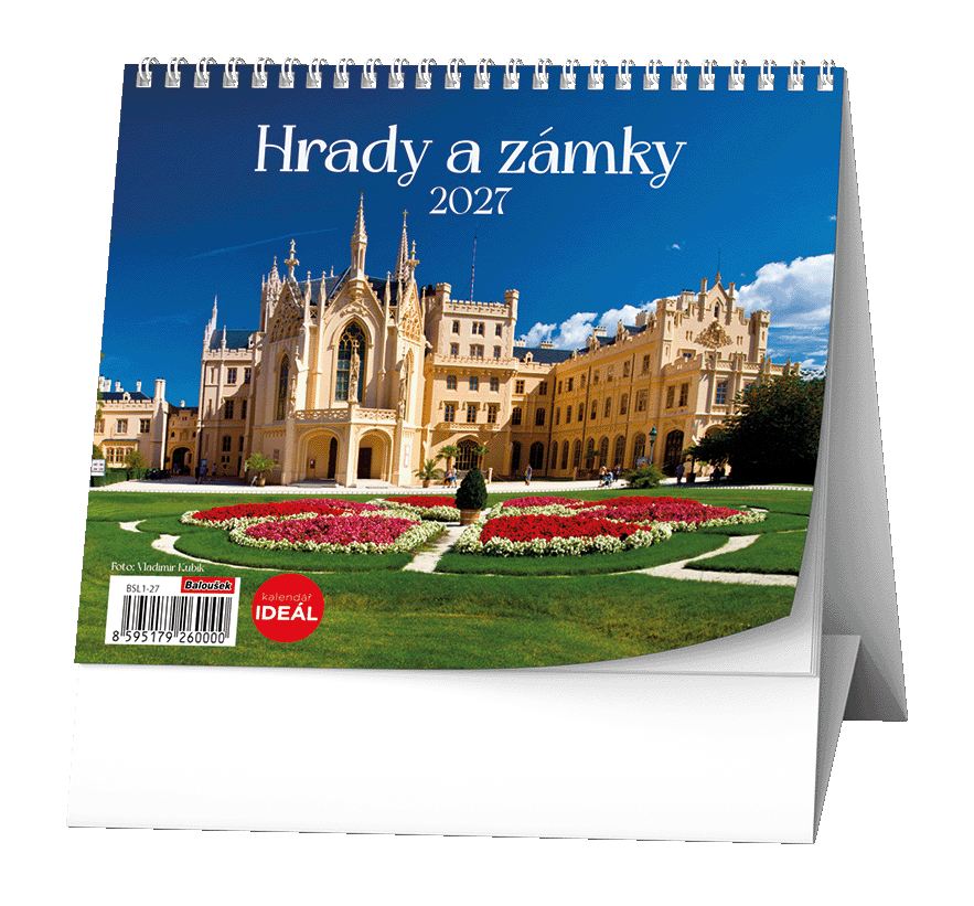 Stolní kalendář IDEÁL - Hrady a zámky 