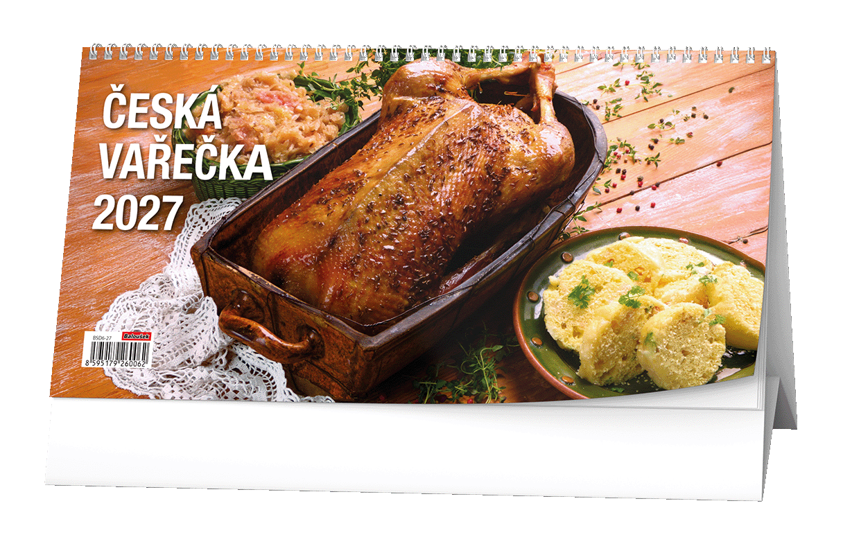 Stolní kalendář Česká vařečka