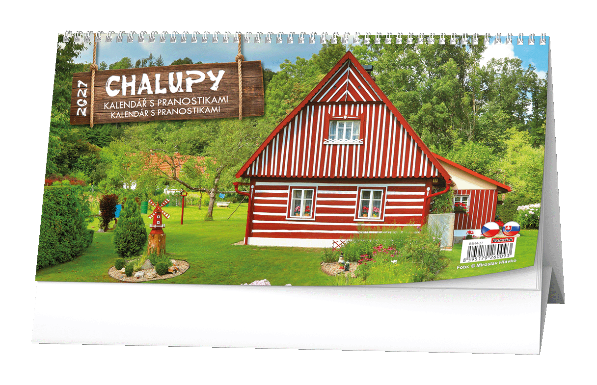 Stolní kalendář Chalupy